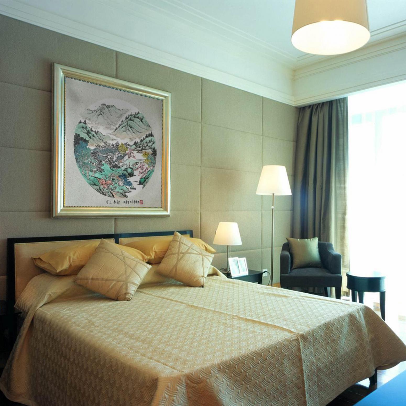 陈奇培国画作品《【圆形软卡】作者陈奇培 临摹》【图3】