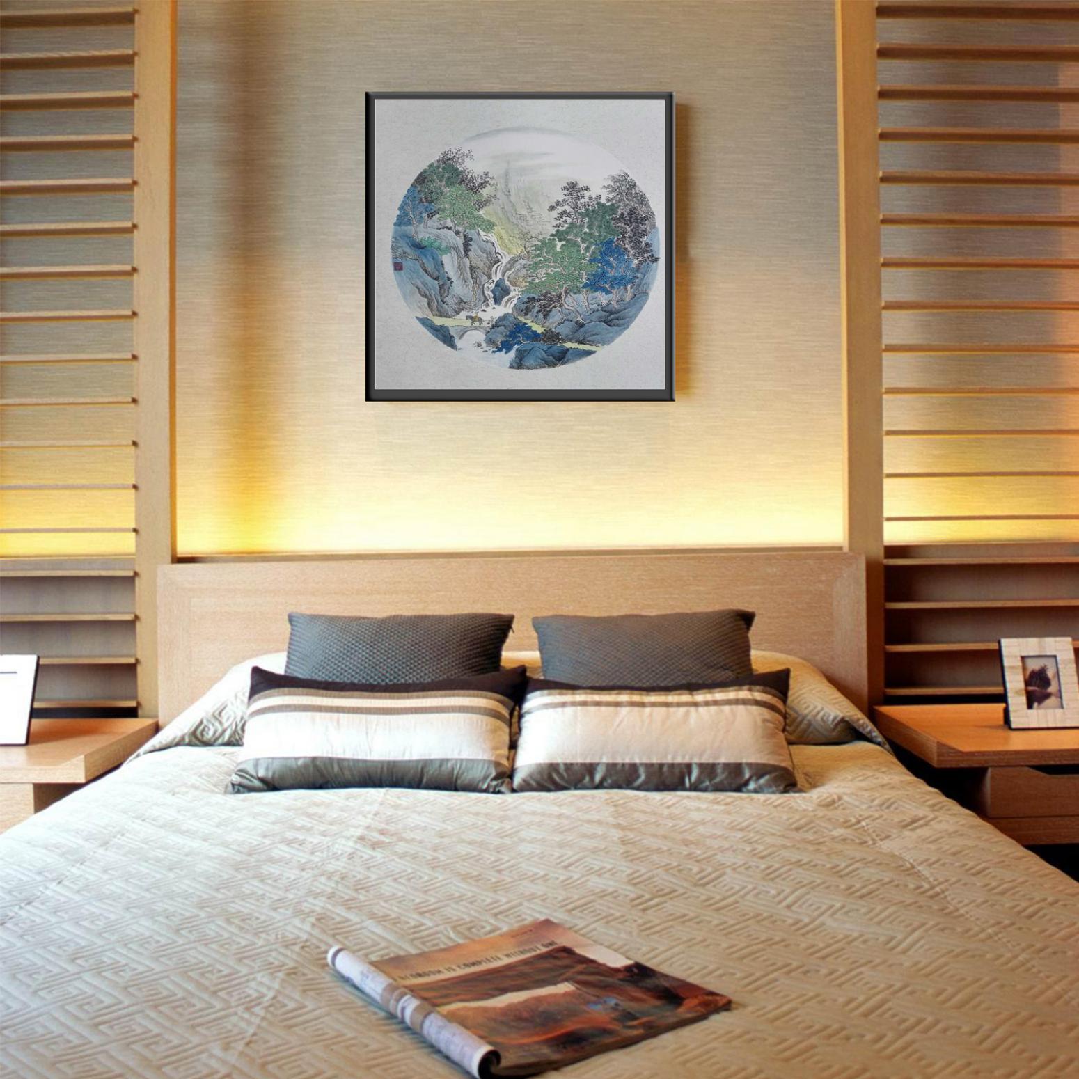 陈奇培国画作品《【圆形软卡】作者陈奇培 临摹》【图3】