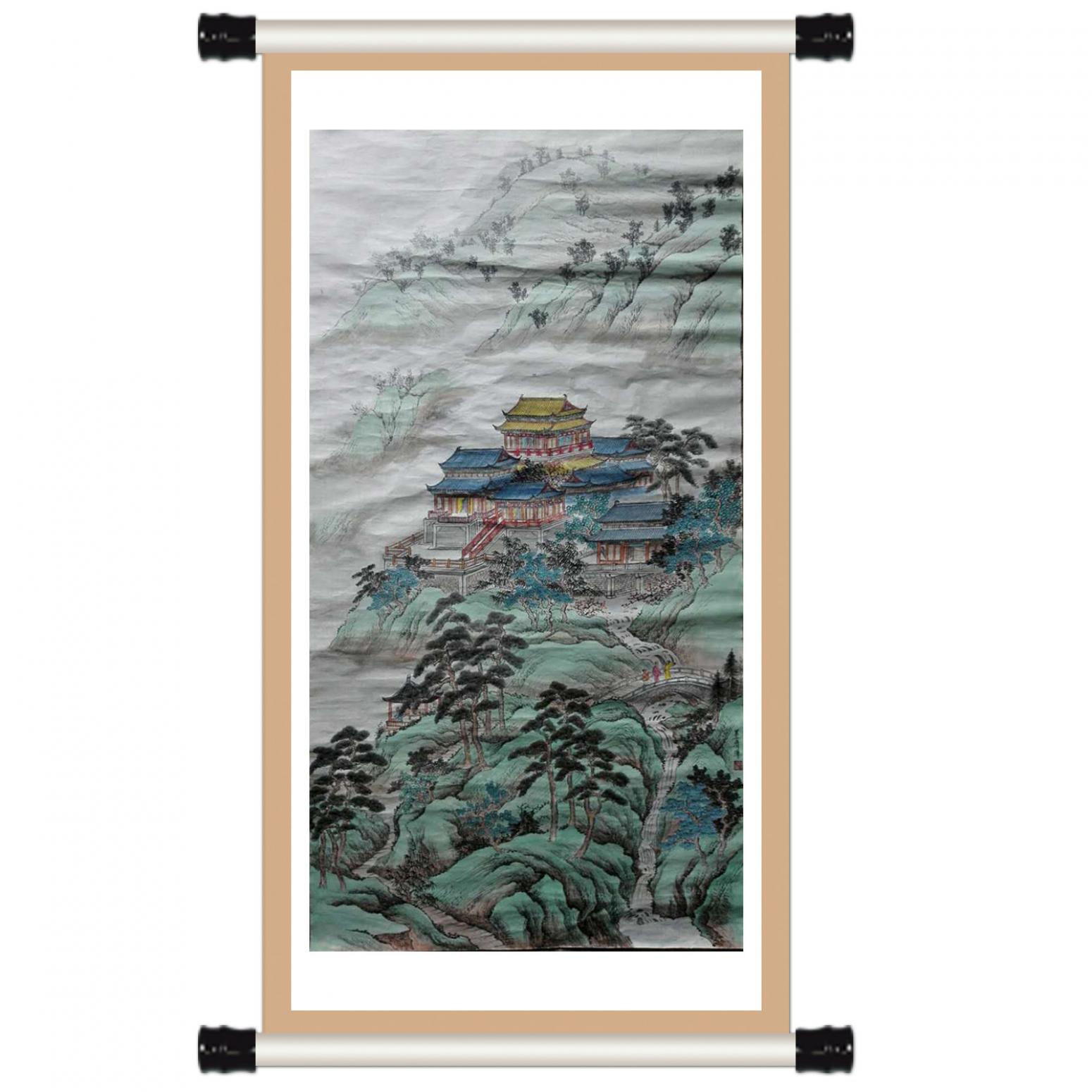 陈奇培国画作品《【登高阑珊】作者陈奇培 临摹》【图1】