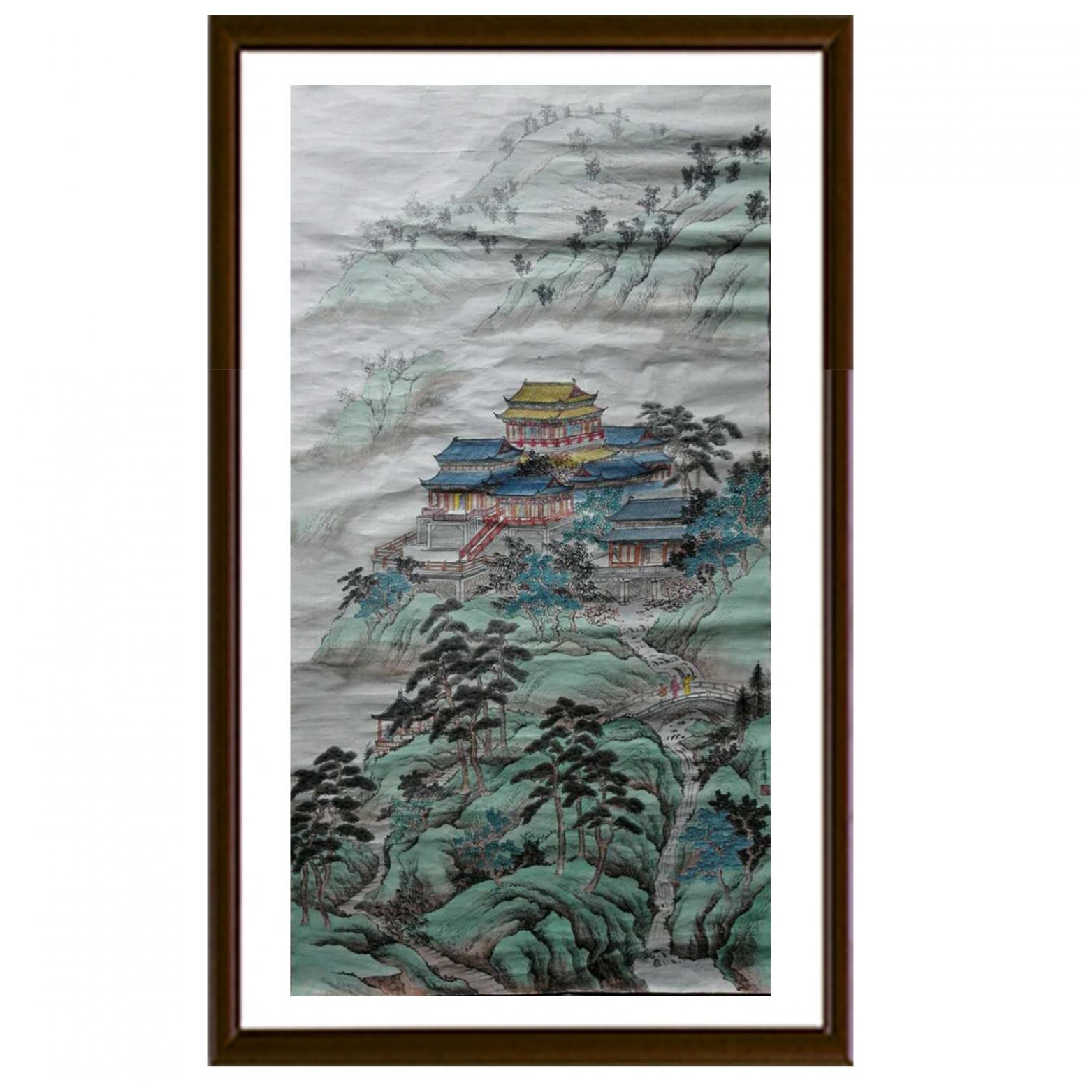 陈奇培国画作品《【登高阑珊】作者陈奇培 临摹》【图2】