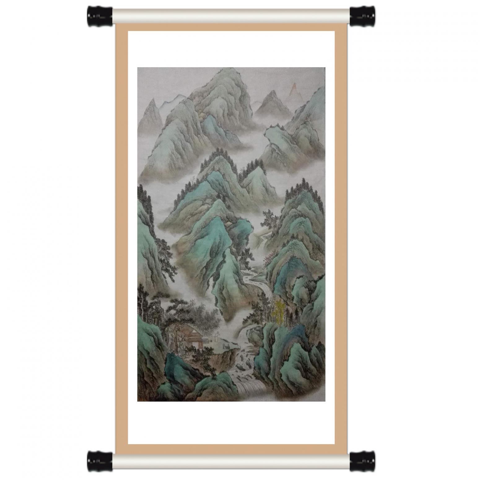 陈奇培国画作品《【水脉相承】作者陈奇培 临摹》【图1】