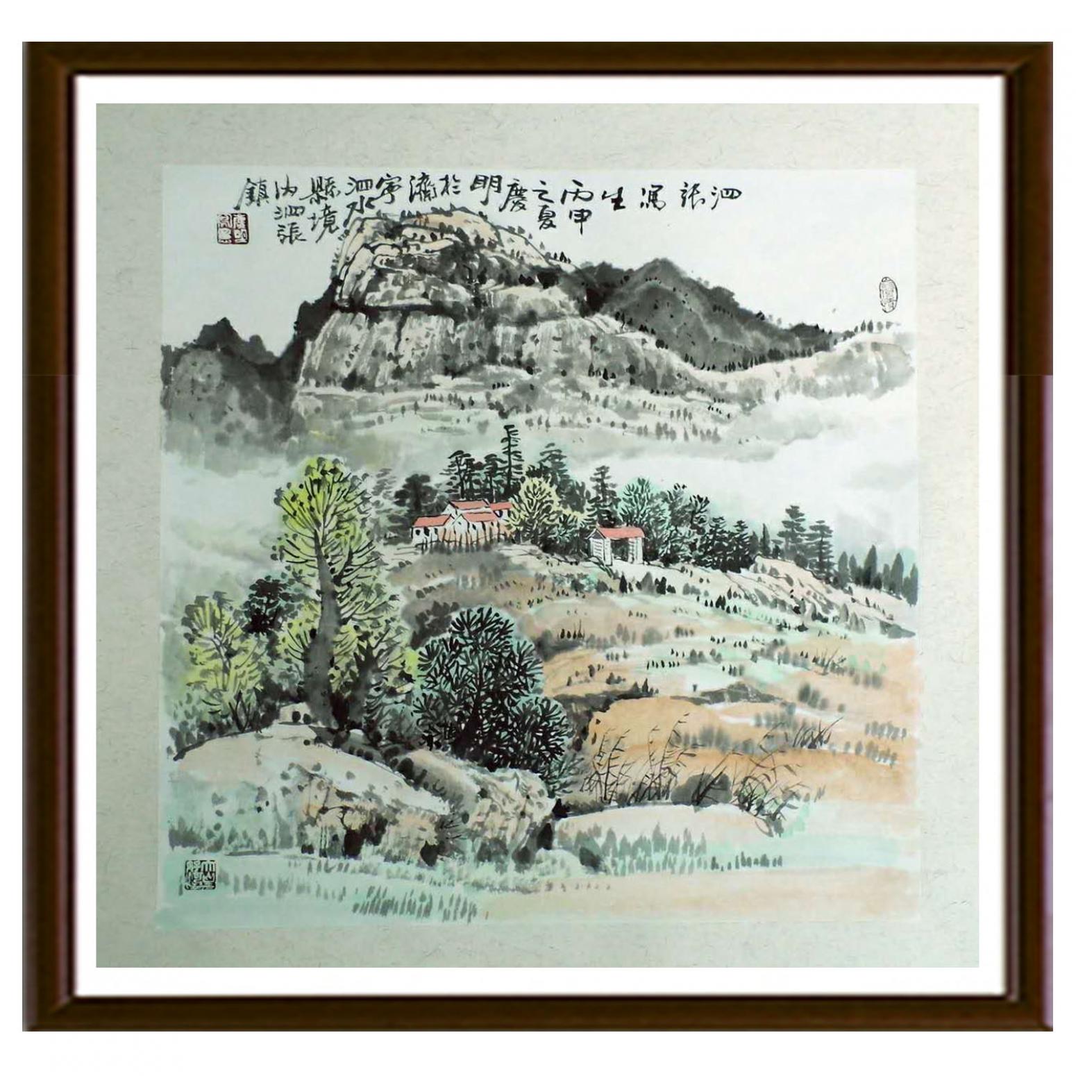 陈庆明国画作品《【一望无野】作者陈庆明》【图2】