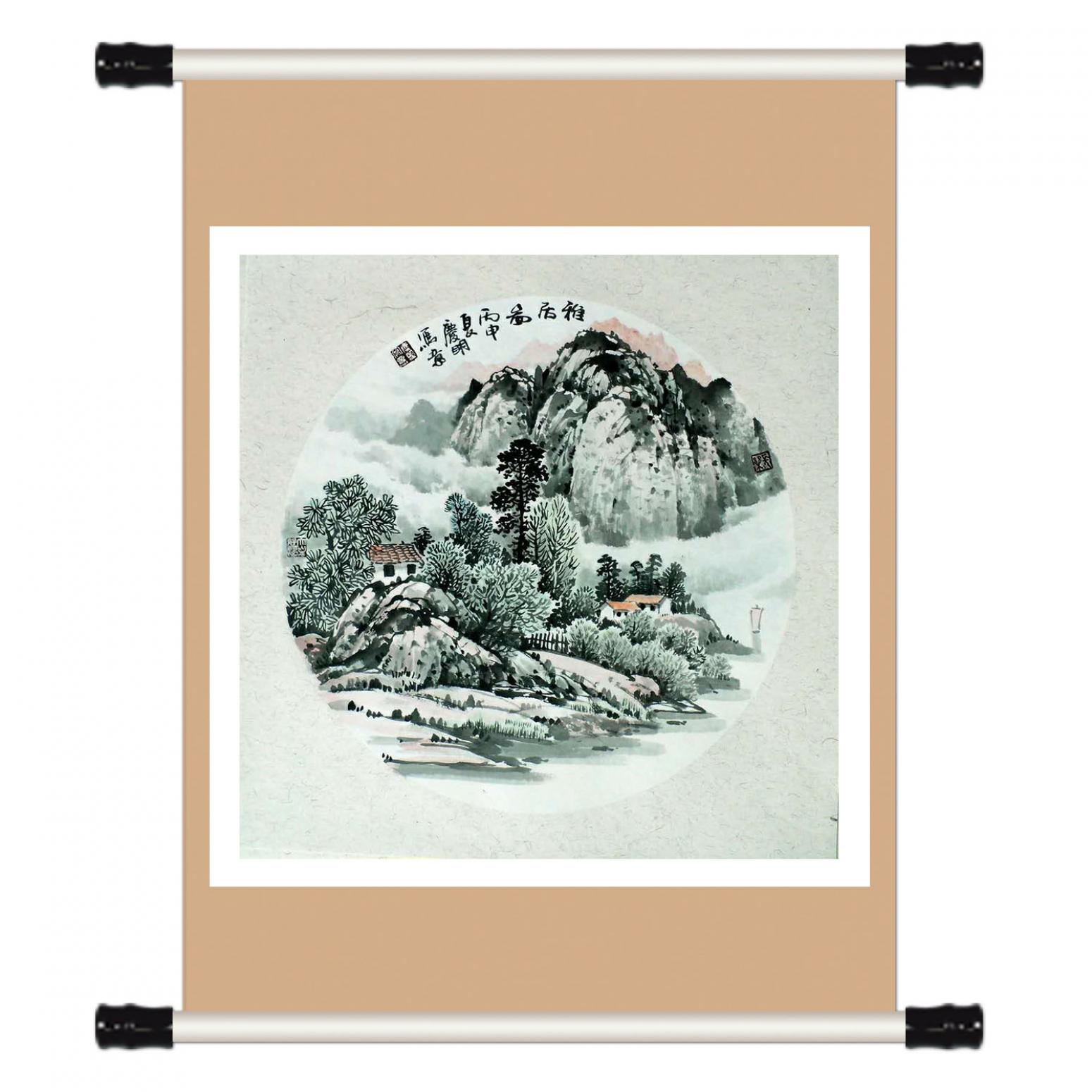 陈庆明国画作品《【雅居图】作者陈庆明》【图1】