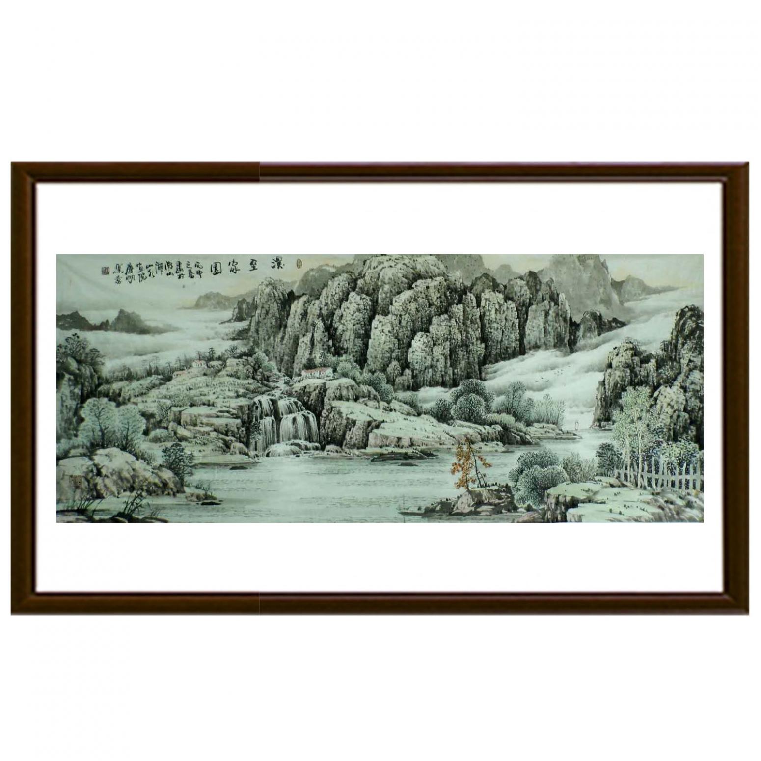 陈庆明国画作品《【溪至家园】作者陈庆明》【图2】