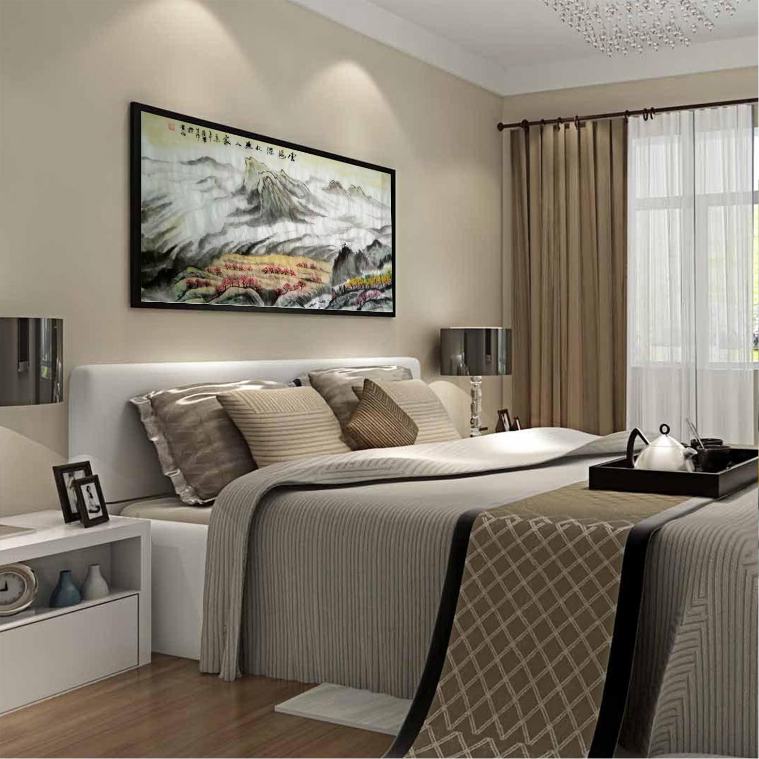 崔耀国画作品《【云海深处】作者崔耀》【图3】