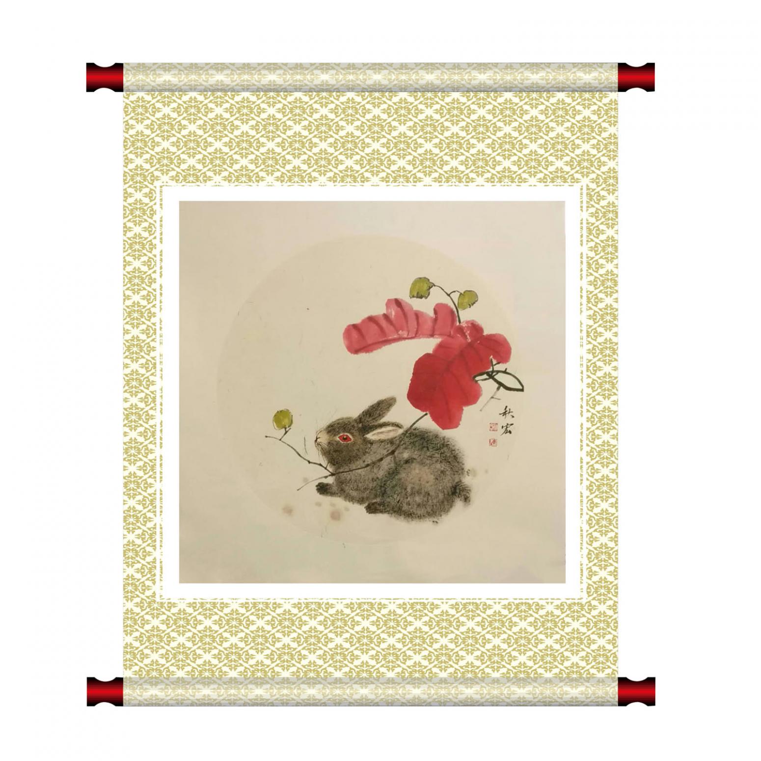 陈秋宏国画作品《【红叶】作者陈秋宏》【图1】