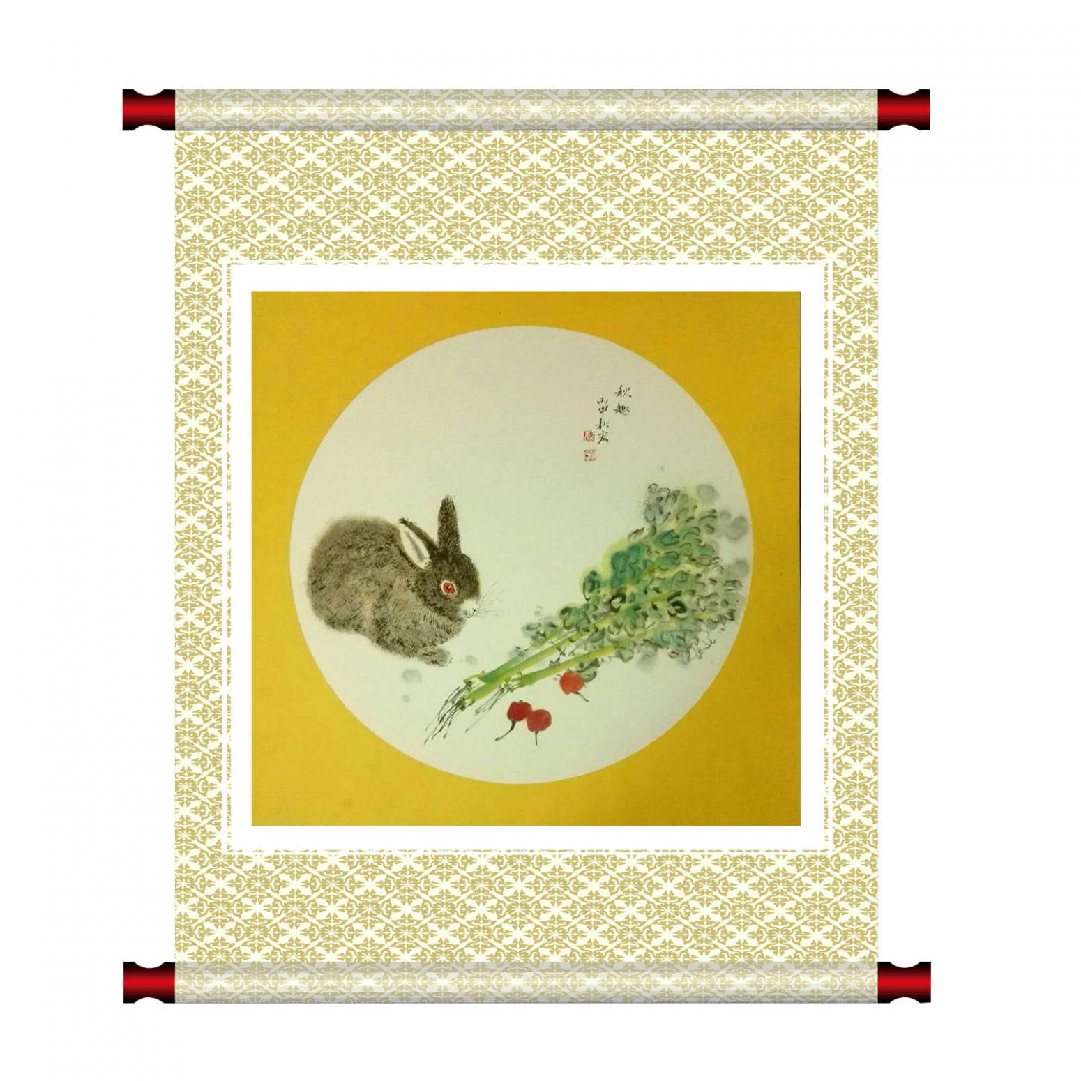 陈秋宏国画作品《【秋趣】作者陈秋宏》【图1】