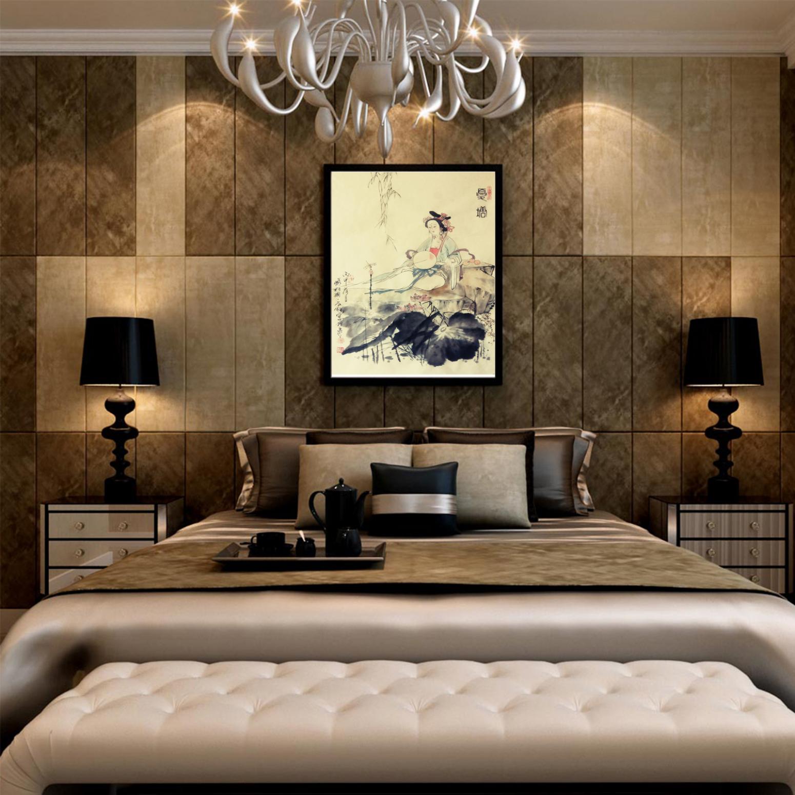 窦世魁国画作品《人物画-夏塘》【图3】