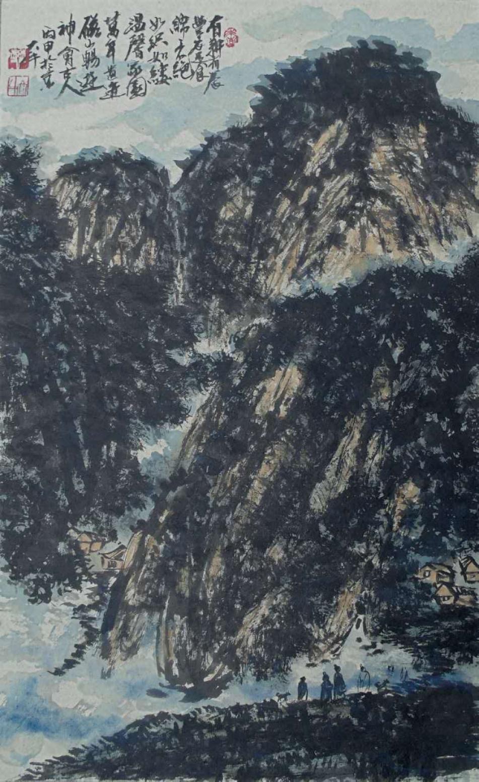 樊大牛国画作品《【高山】作者樊大牛》【图0】