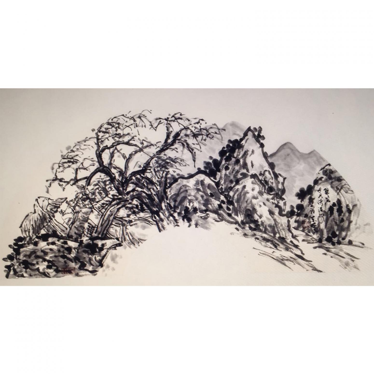 黄东辉国画作品《【西风吹】作者黄东辉》