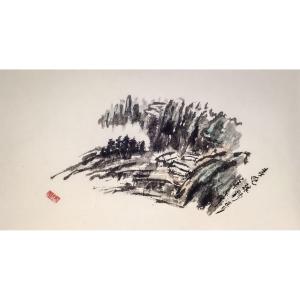 黄东辉国画作品《【那影】作者黄东辉》价格7200.00元