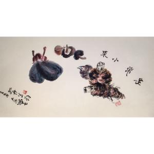 黄东辉国画作品《【家常小菜】作者黄东辉》价格7200.00元