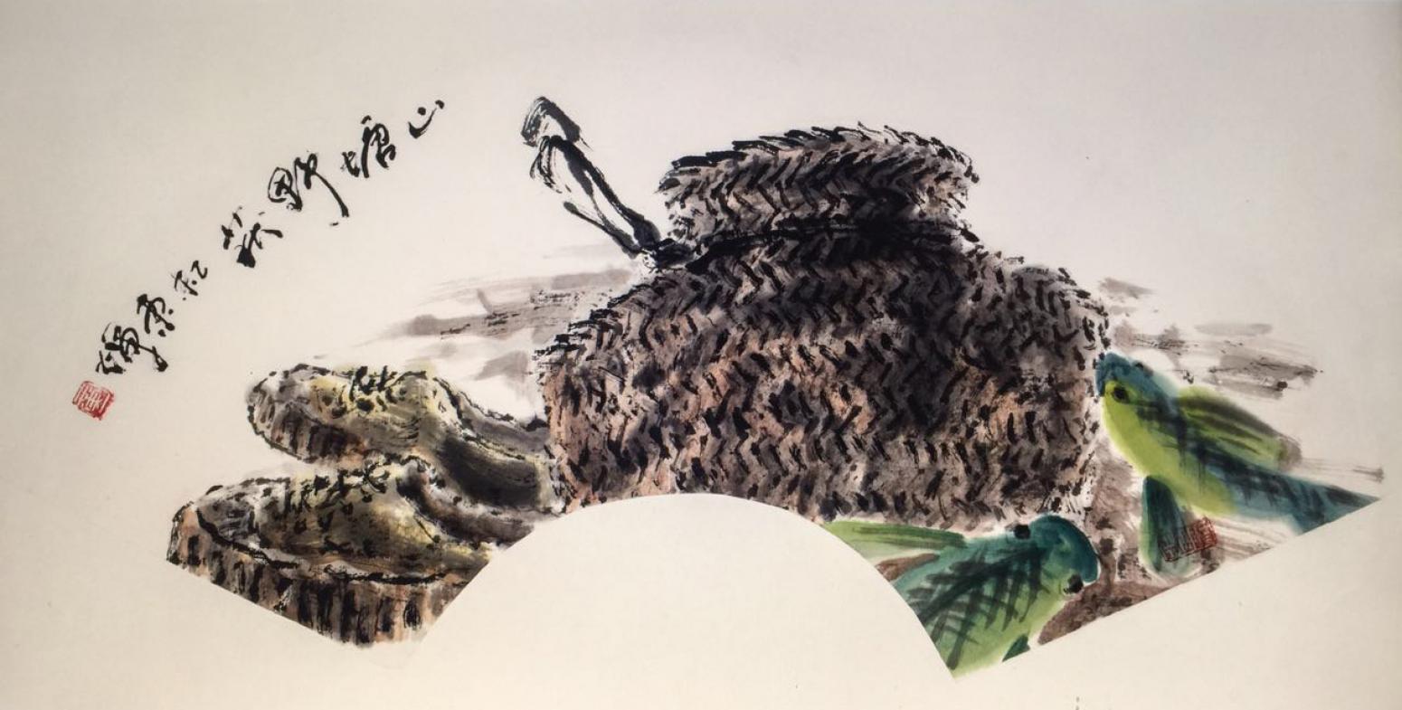 黄东辉国画作品《【山塘野获】作者黄东辉》【图0】