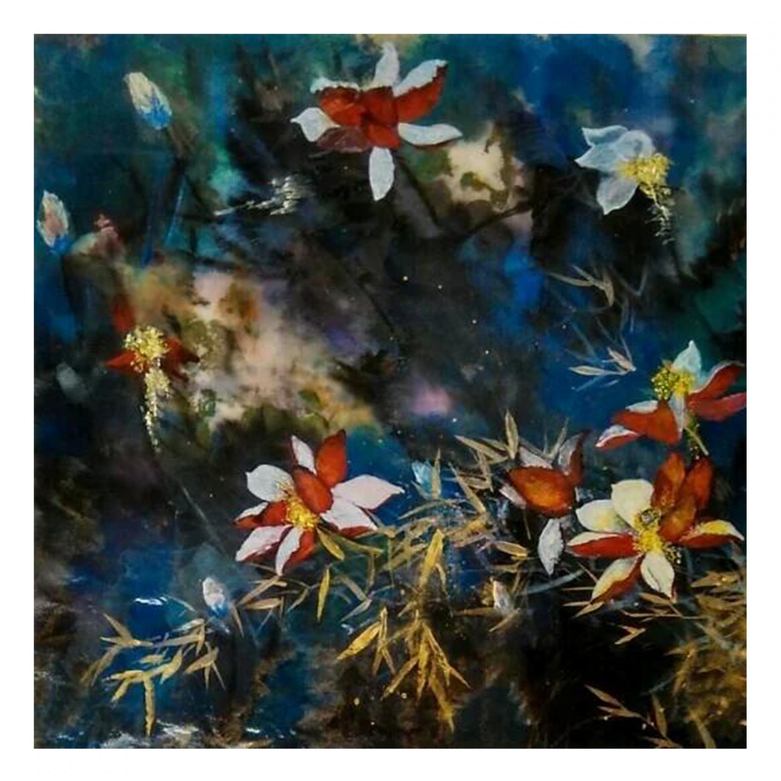 李颜国画作品《【水彩1】作者李颜》