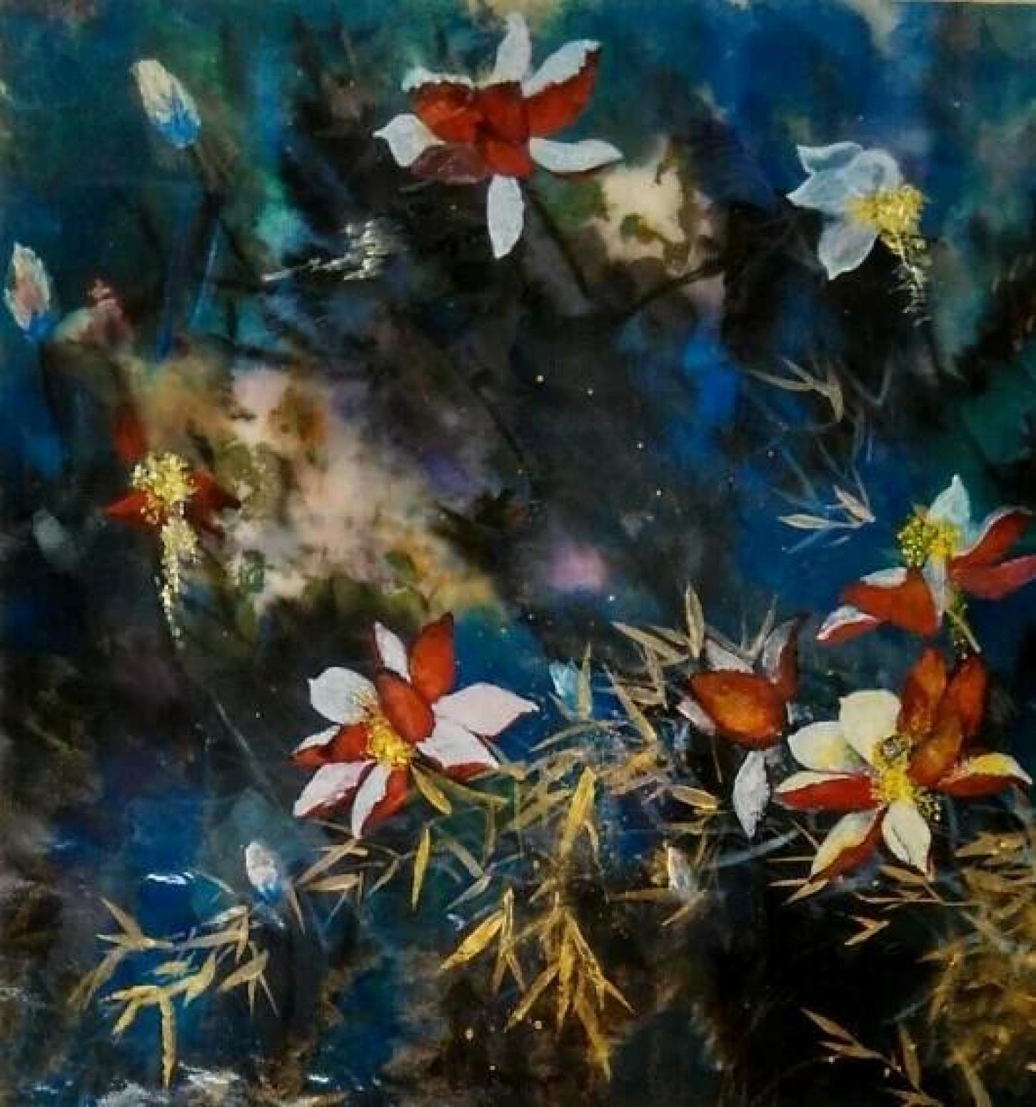 李颜国画作品《【水彩1】作者李颜》【图0】