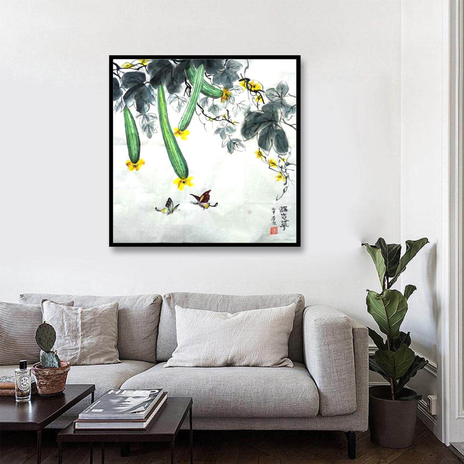 李牧国画作品《【蝶恋花】作者李牧》【图3】