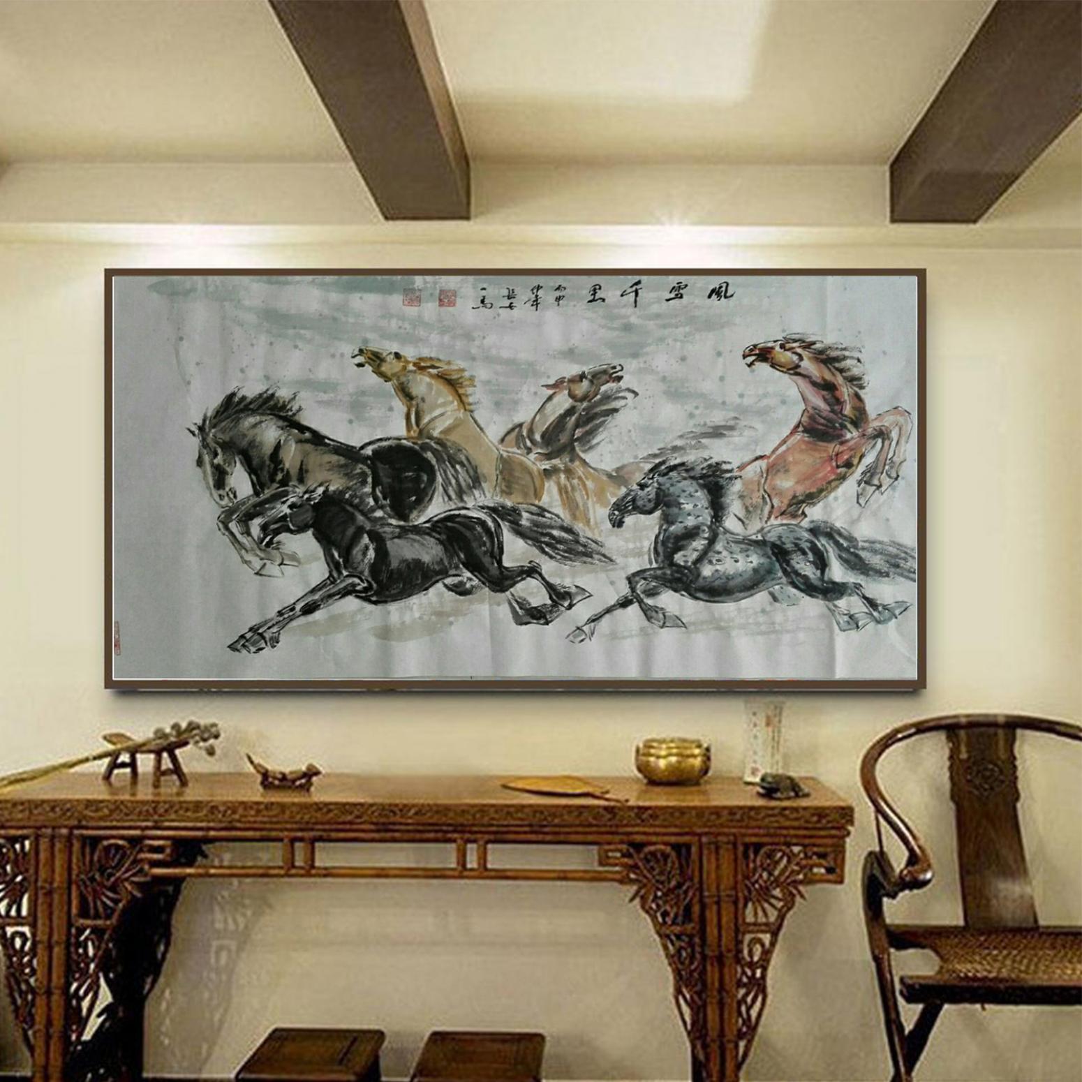 邵西安国画作品《【风驰千里】作者邵西安》【图3】