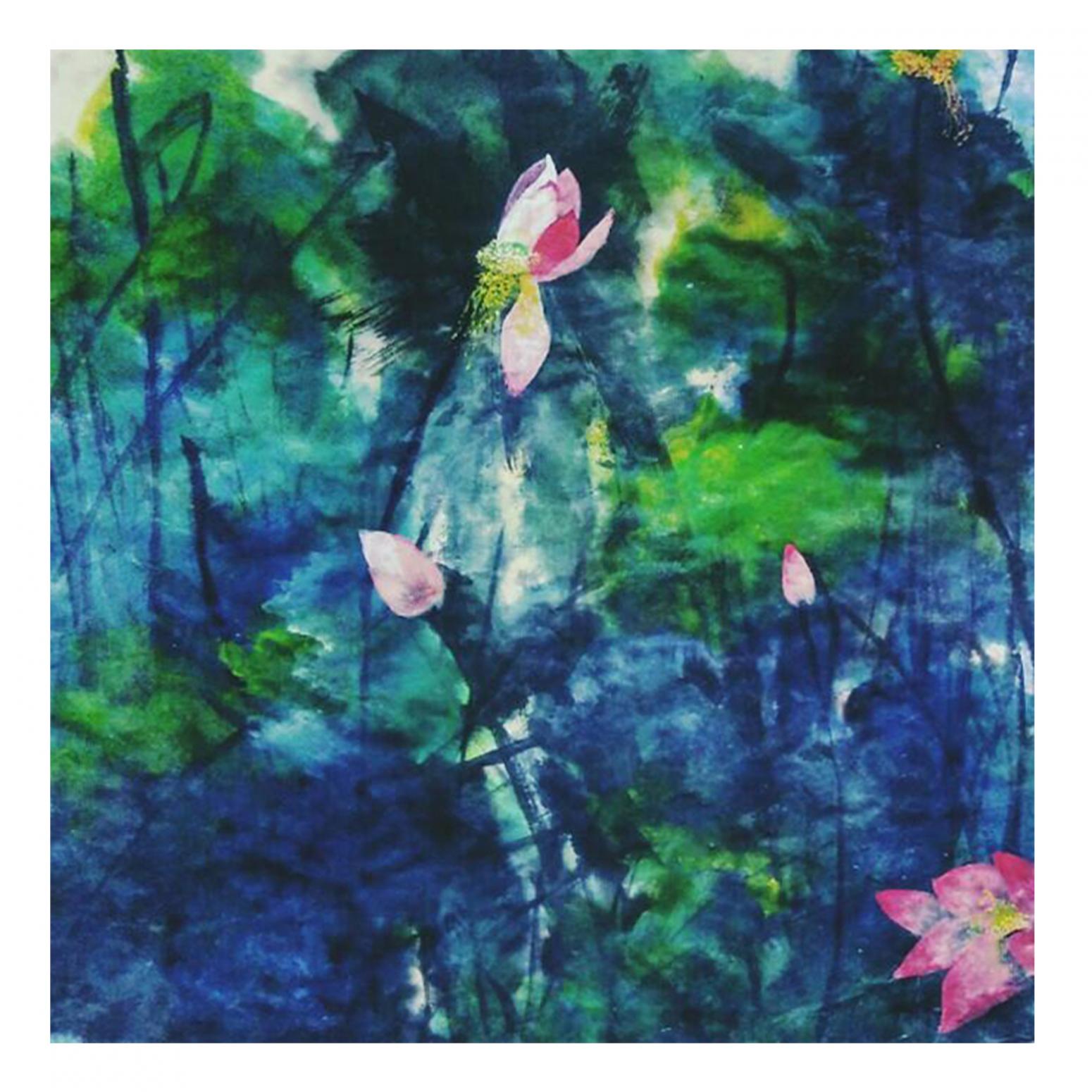 李颜国画作品《【水彩4】作者李颜》