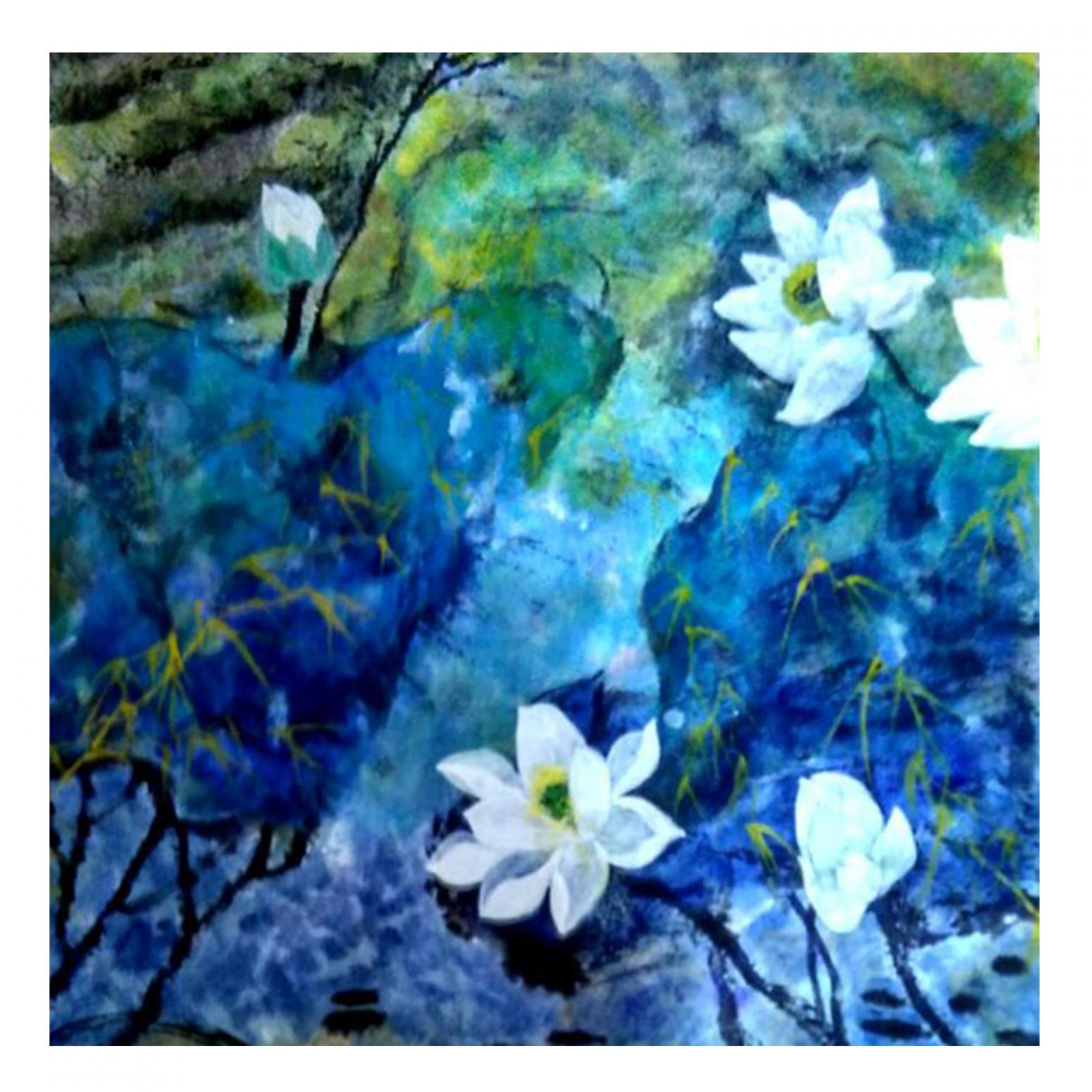 李颜国画作品《【水彩7】作者李颜》