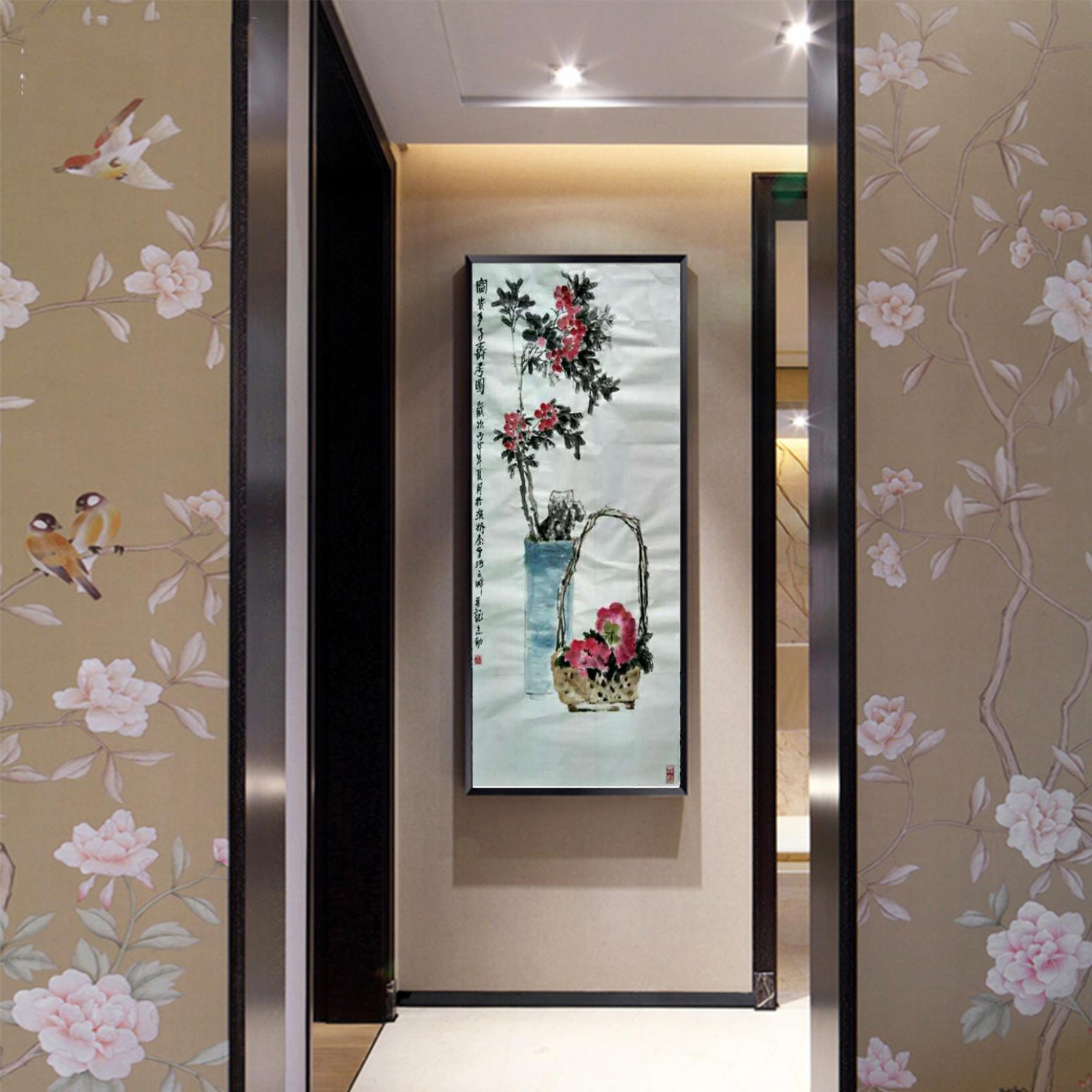 何志勇国画作品《【富贵多子寿图】作者何志勇》【图3】