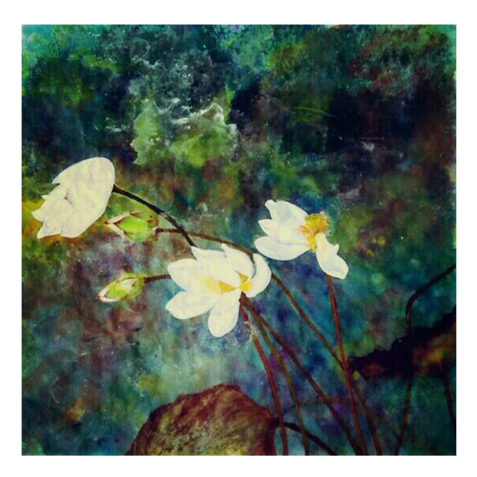 李颜国画作品《【水彩9】作者李颜》