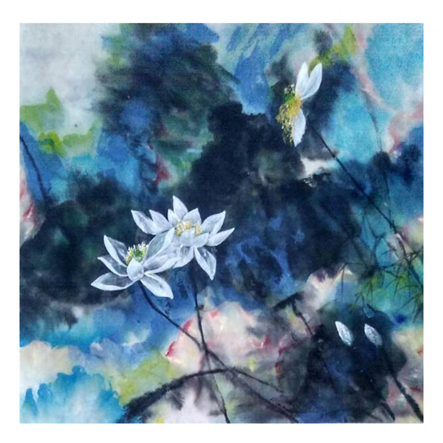 李颜国画作品《【水彩14】作者李颜》