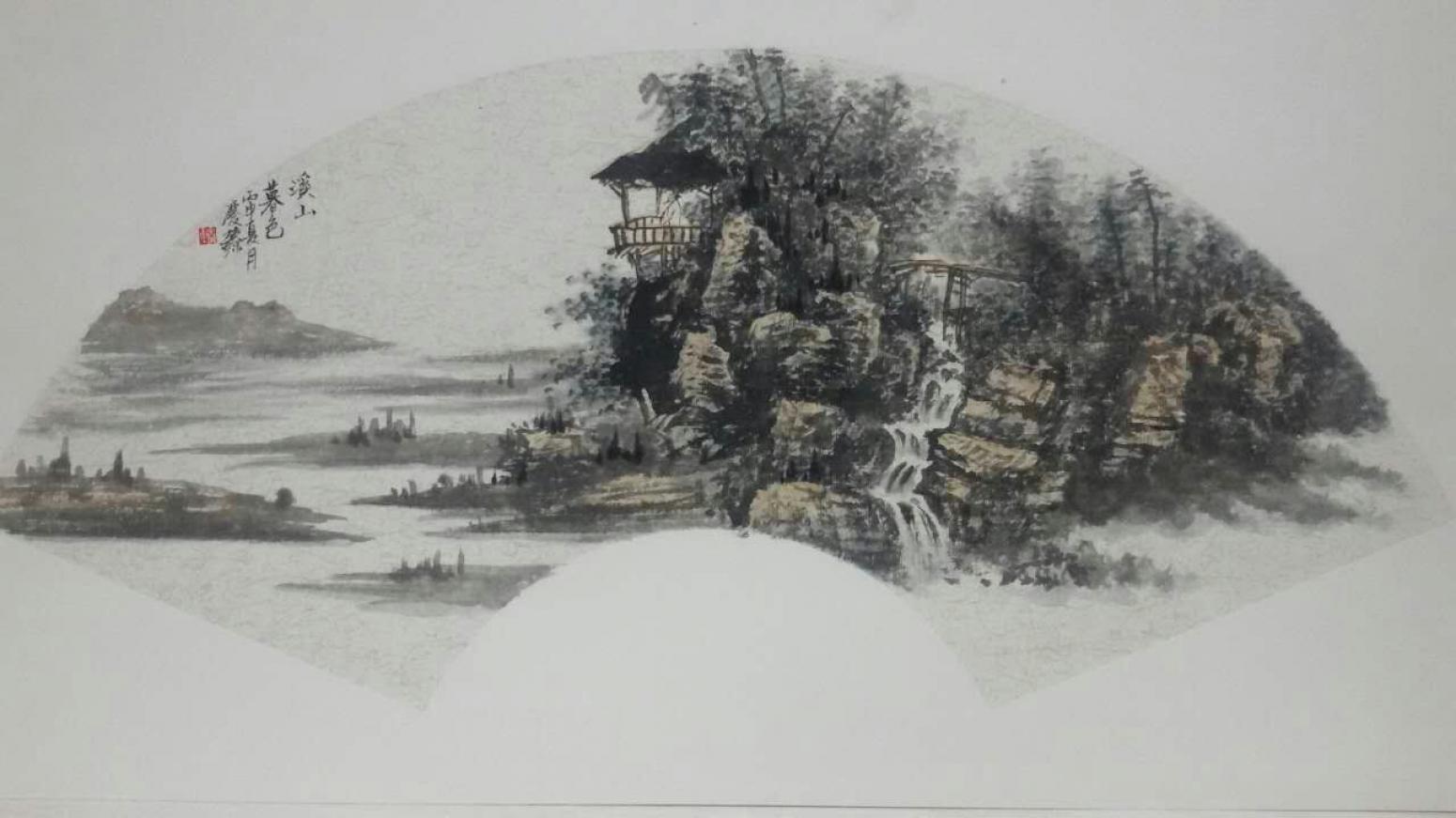 莫庆臻国画作品《【山水3】作者莫庆臻》【图0】