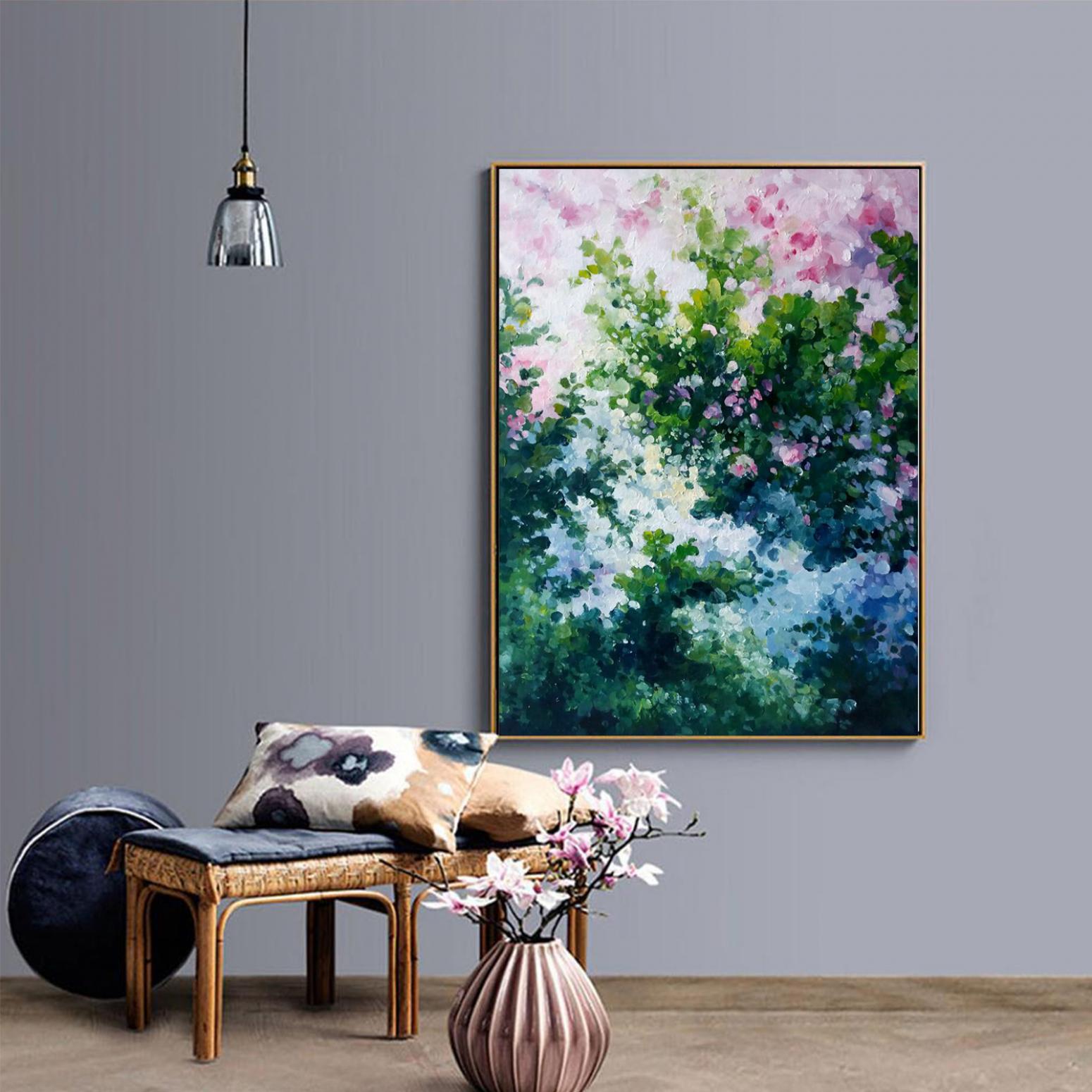 高剑峰油画作品《【红粉翡翠】作者高剑峰》【图2】