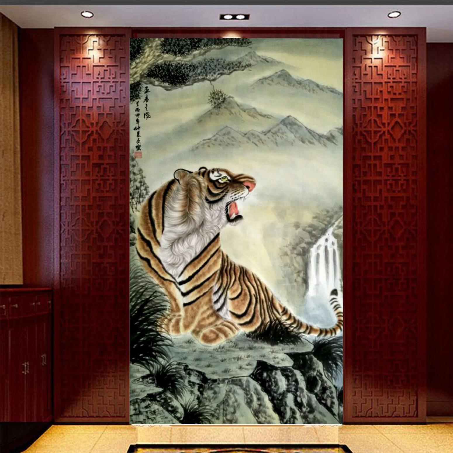 魏文乐国画作品《【虎12】作者魏文乐》【图3】