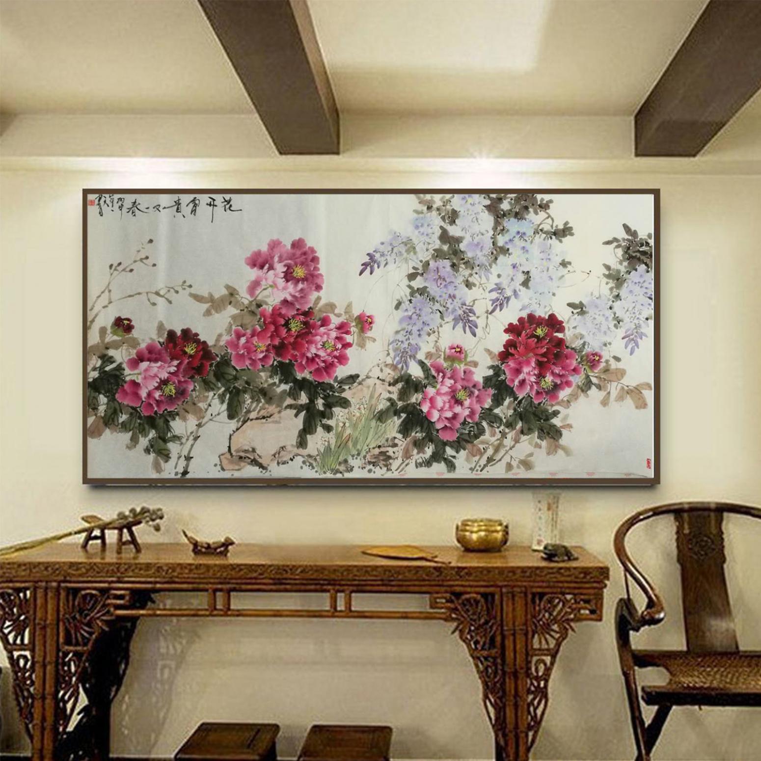 王长泉国画作品《花开富贵》【图3】