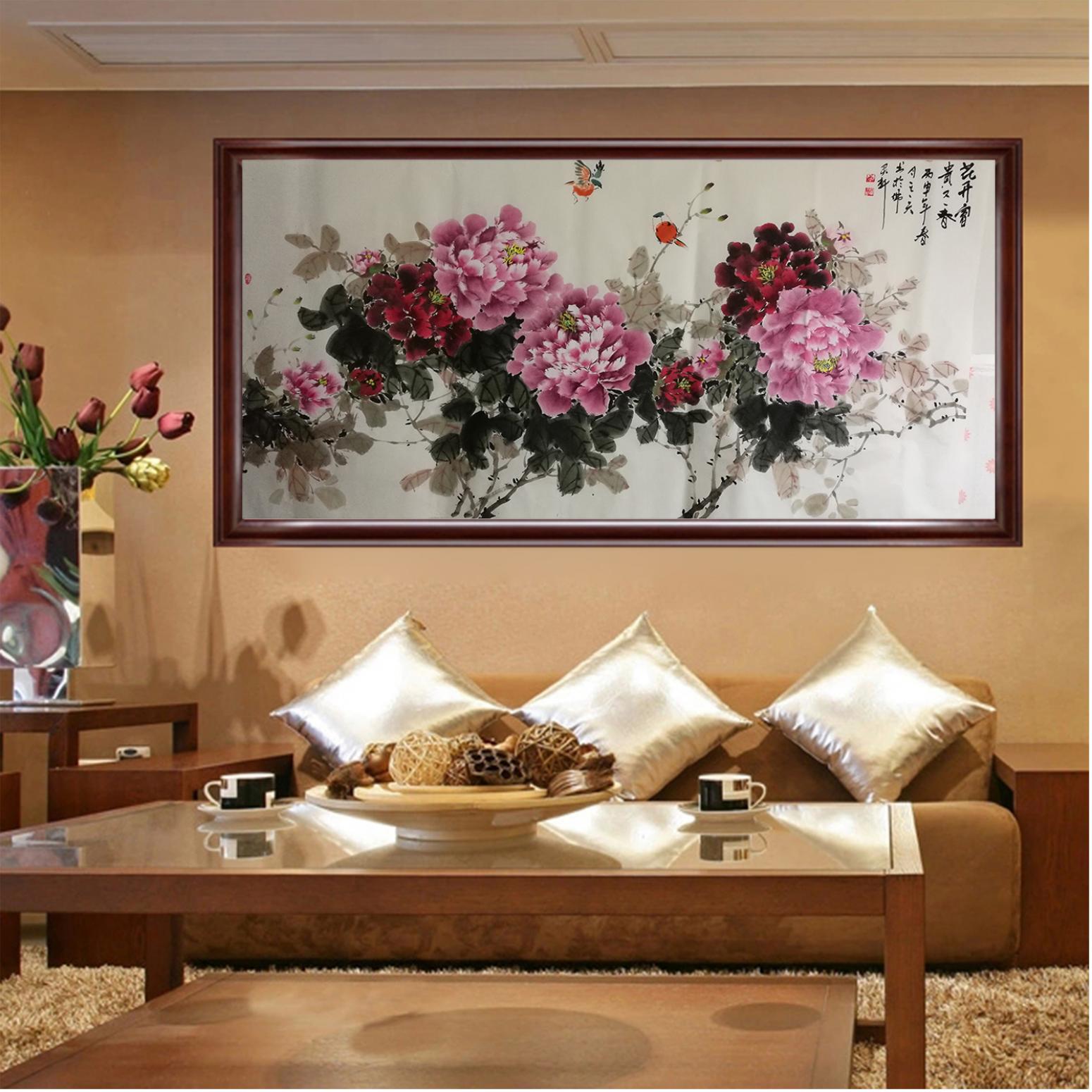 王长泉国画作品《花开富贵》【图3】