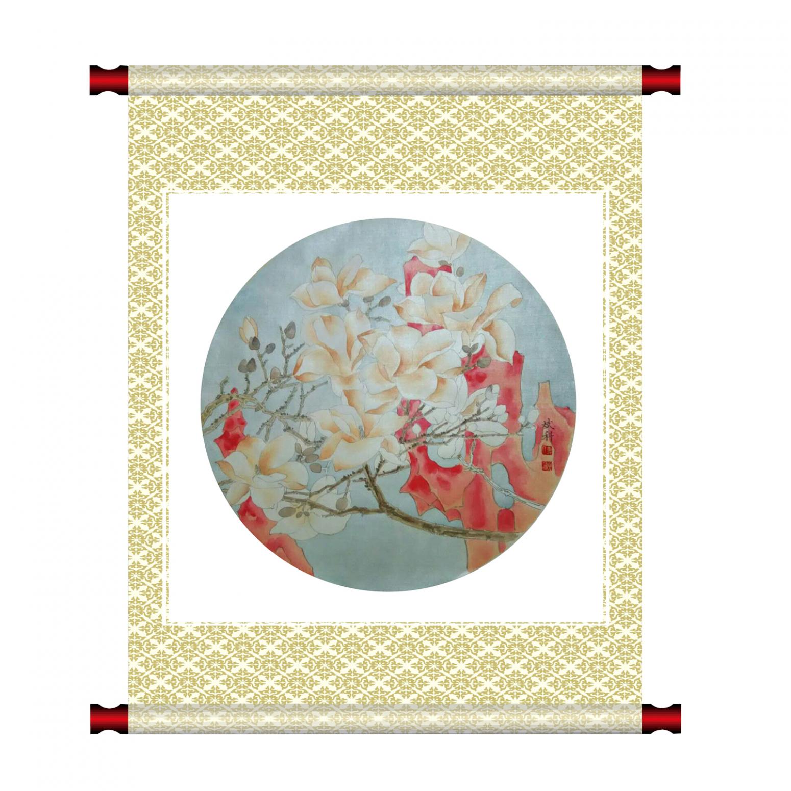 傅斌科国画作品《【花满枝头】作者傅斌科》【图1】