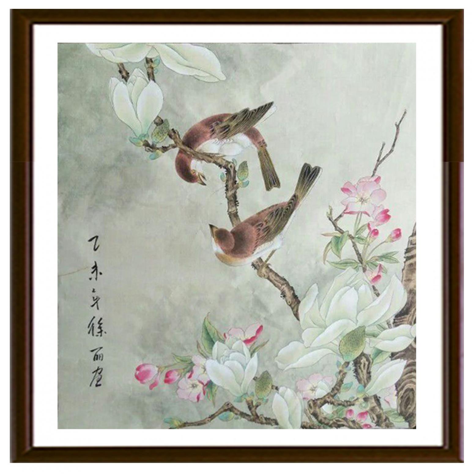 林丽姐国画作品《【花枝翘】作者林丽姐》【图2】