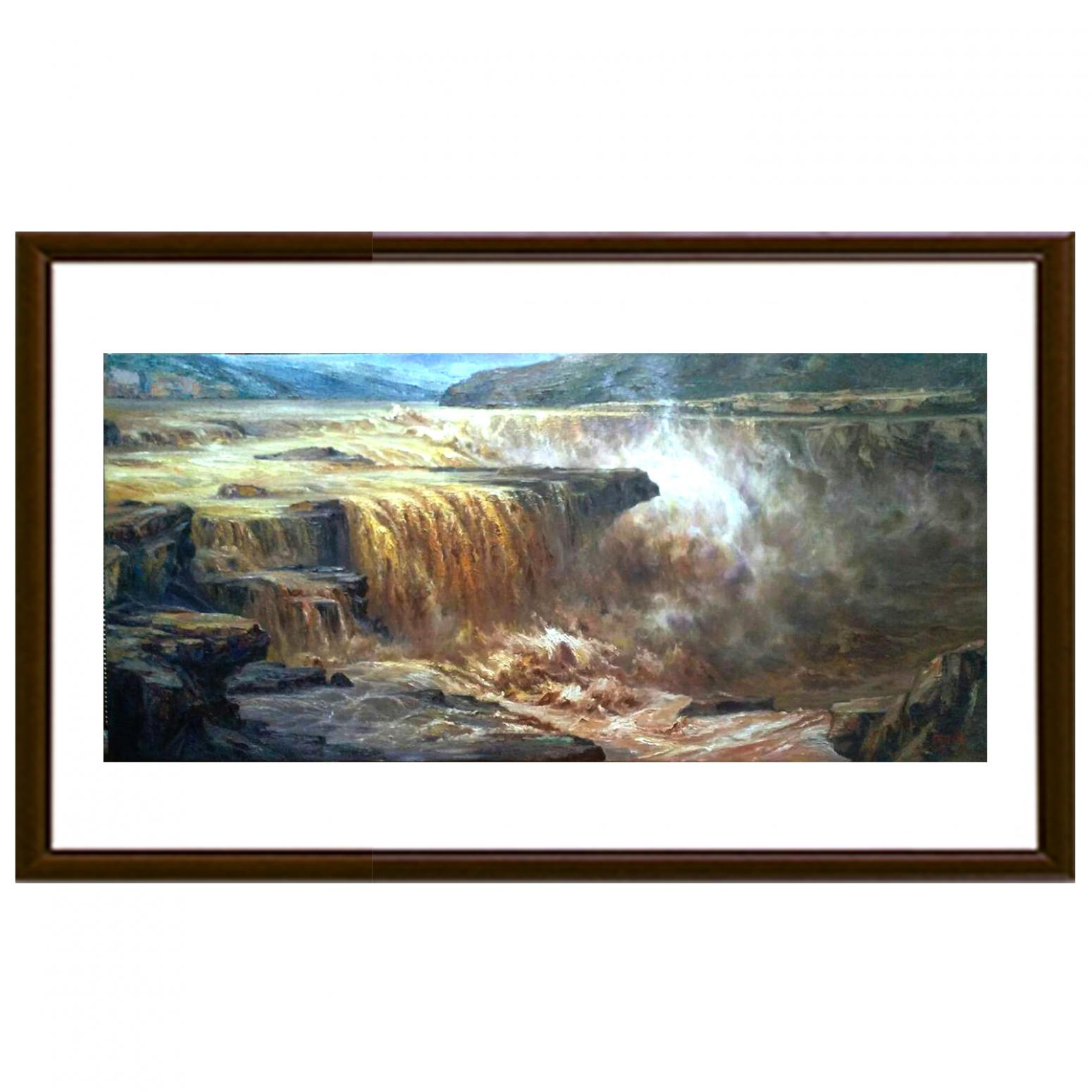 陈以涛油画作品《【黄河】作者陈以涛》【图1】