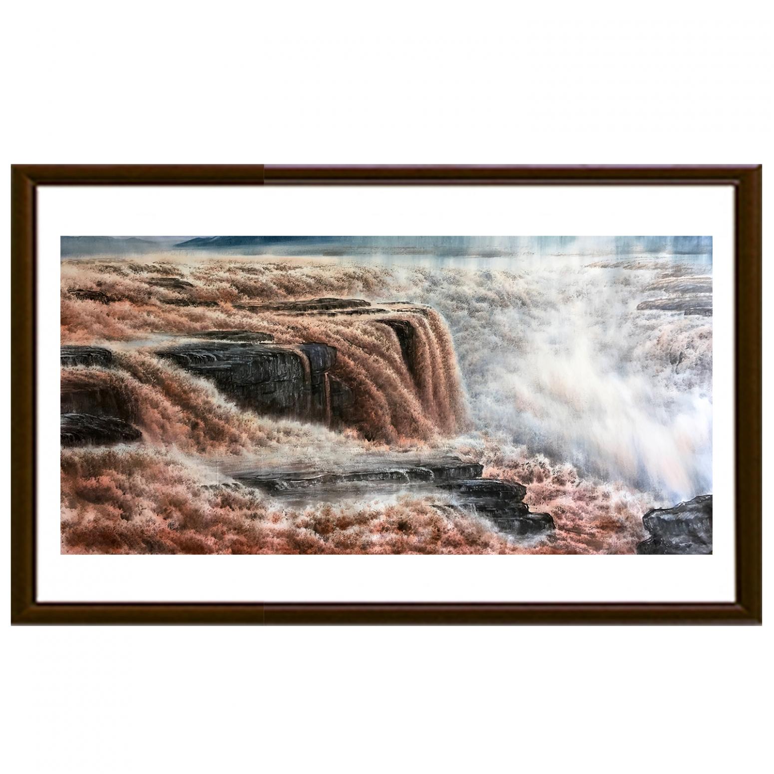 袁峰国画作品《【黄河】作者袁峰》【图2】