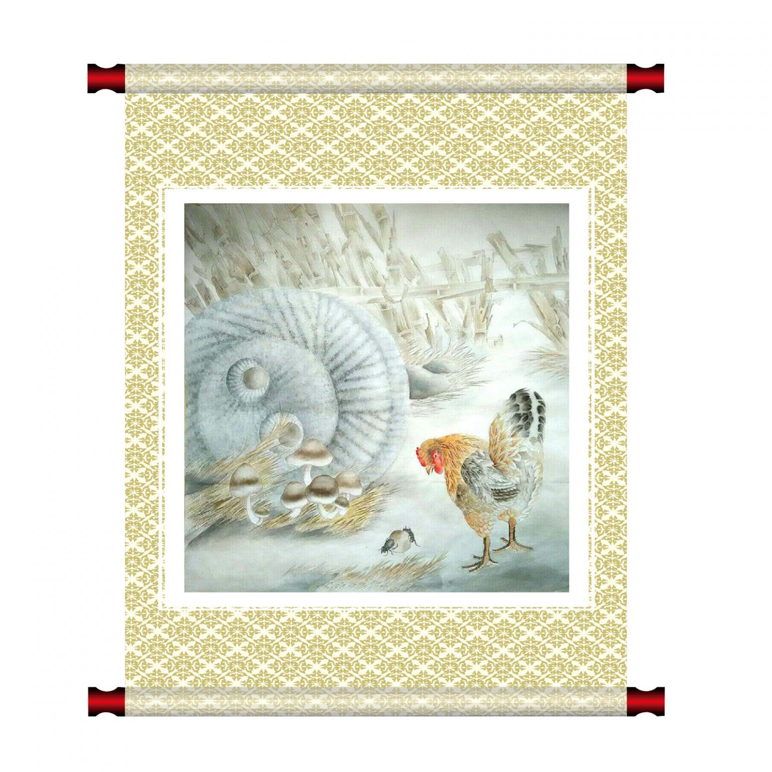 傅斌科国画作品《【昆虫记】作者傅斌科》【图1】