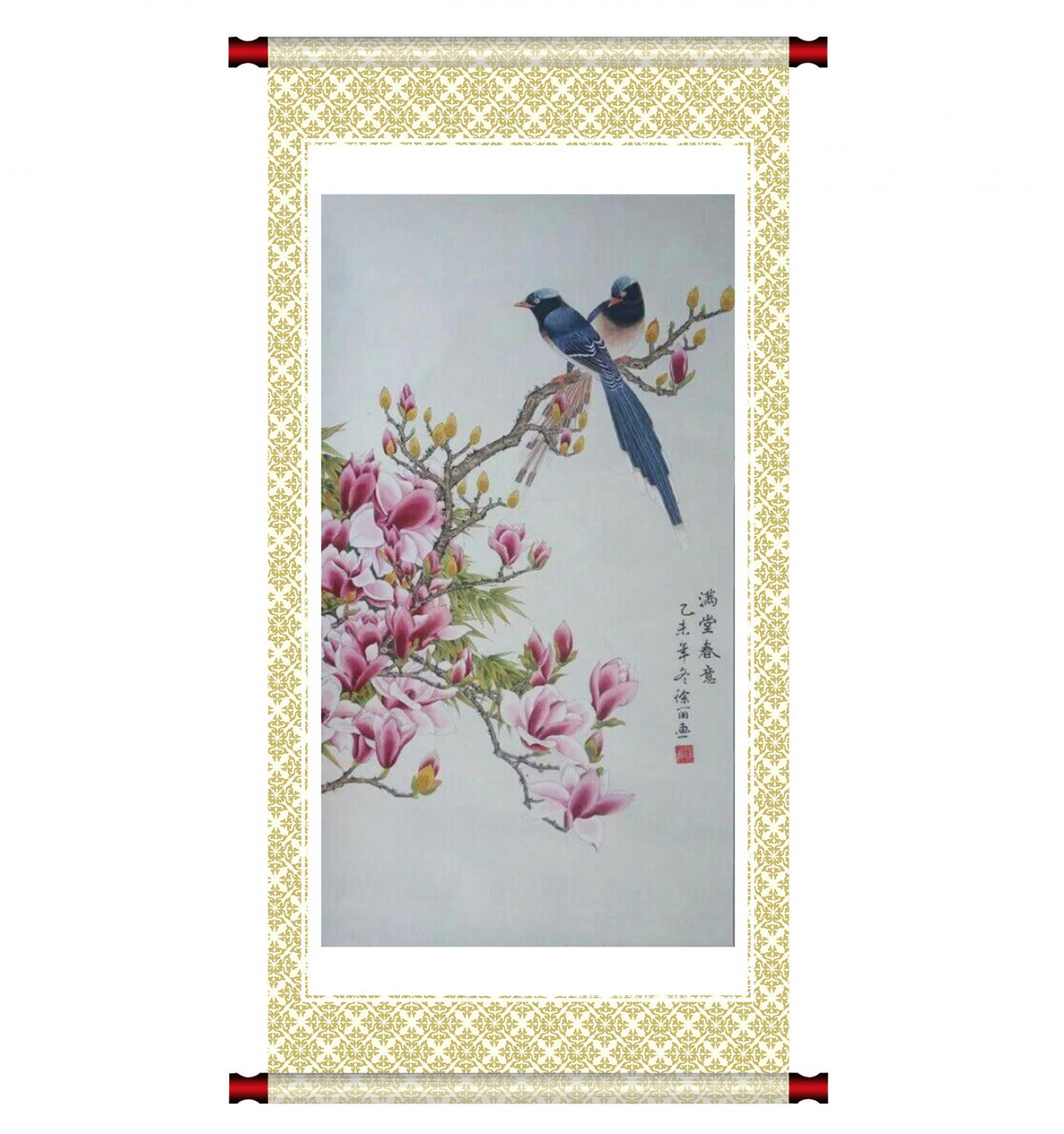 林丽姐国画作品《【满堂春意】作者林丽姐》【图1】