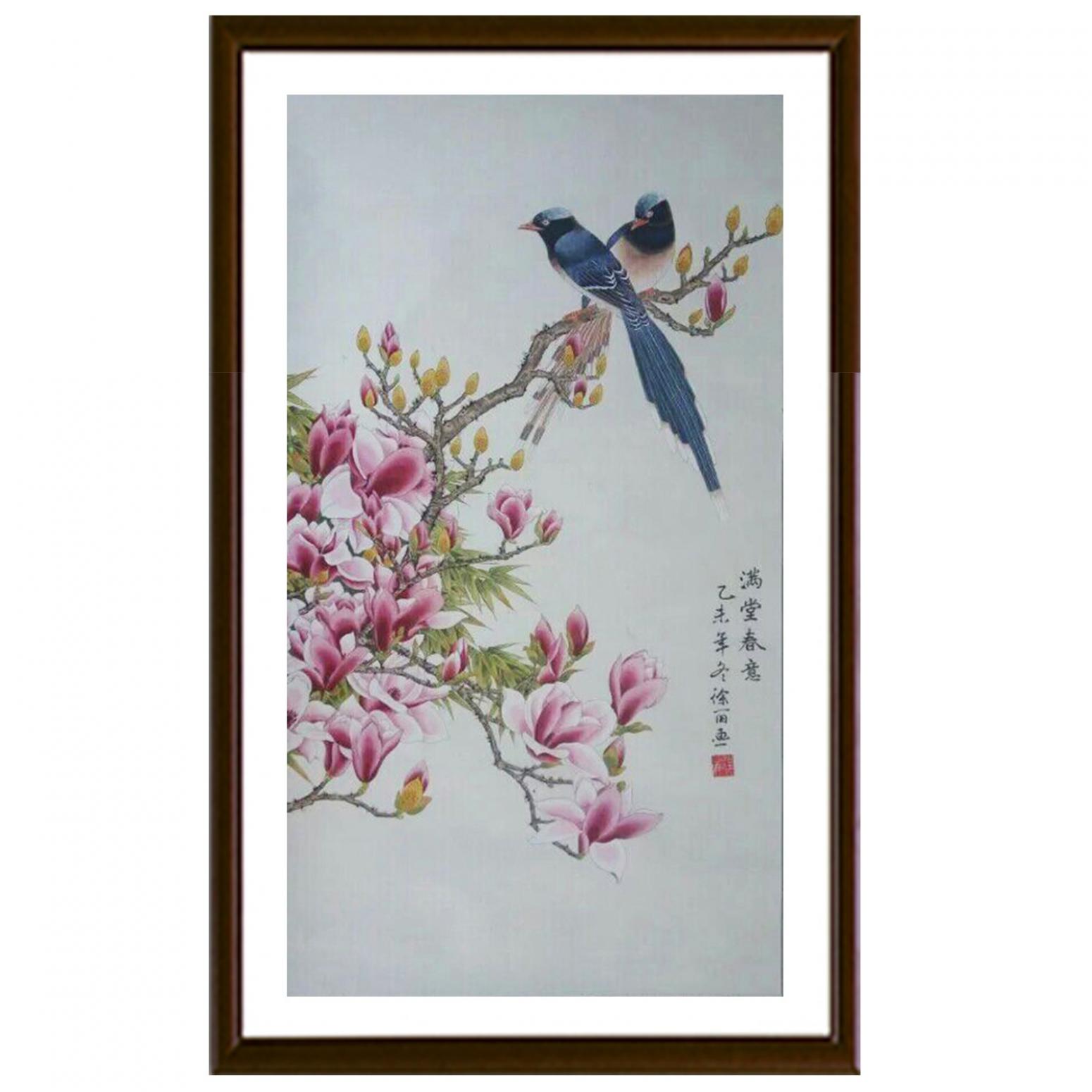 林丽姐国画作品《【满堂春意】作者林丽姐》【图2】