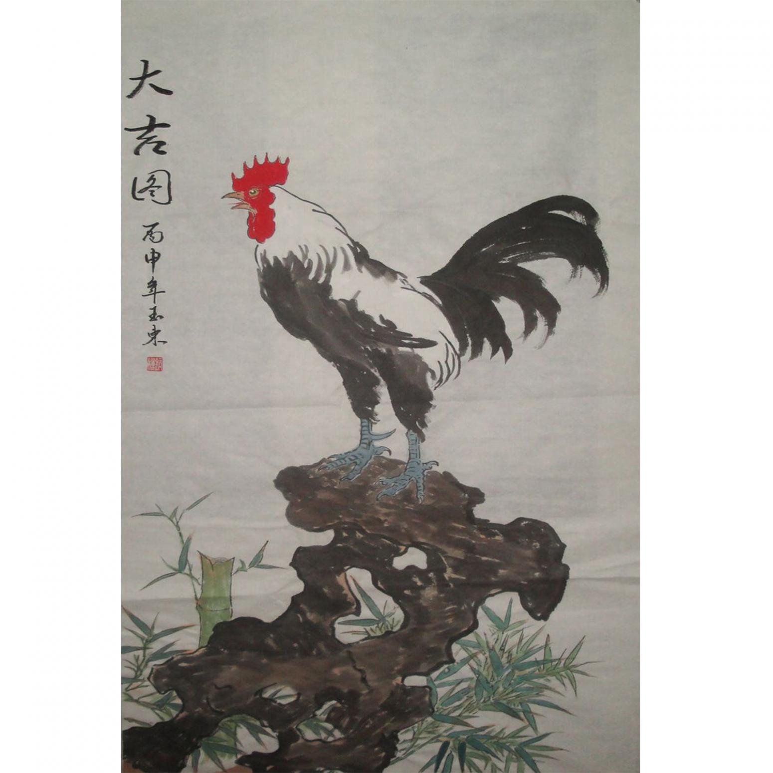 修玉东国画作品《【花鸟6】作者修玉东》