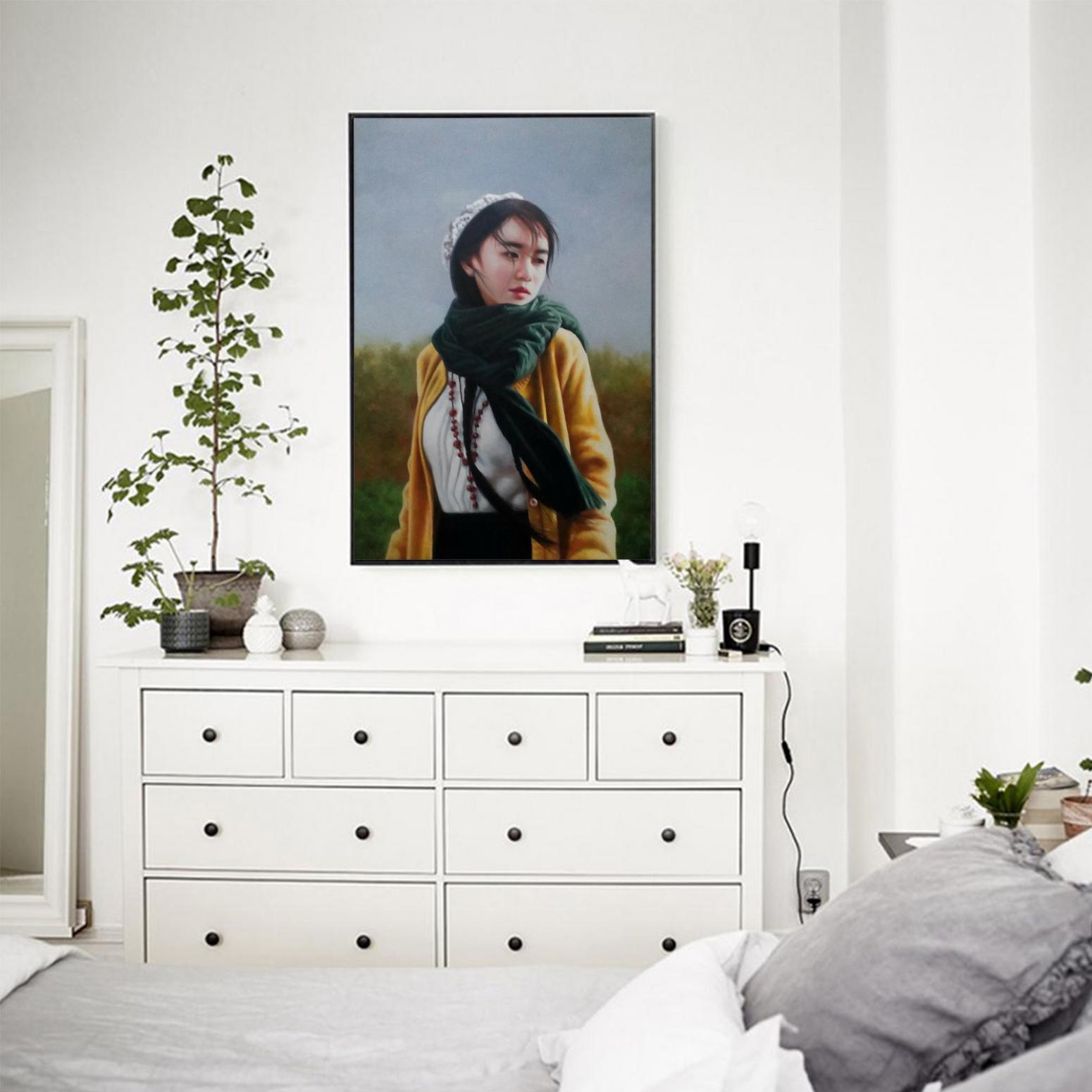 王冬寒油画作品《【写生 少女】作者王冬寒》【图2】