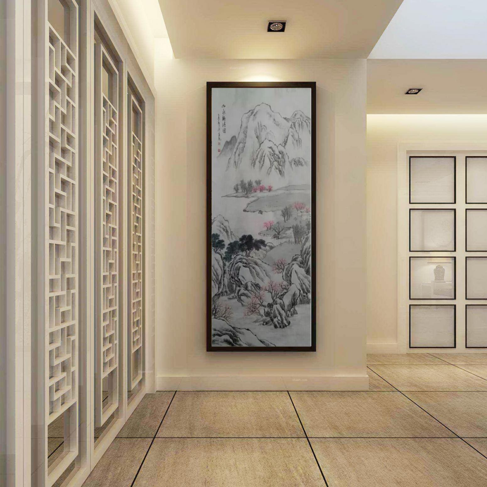 陈亚龙国画作品《【山水2】作者陈亚龙》【图3】