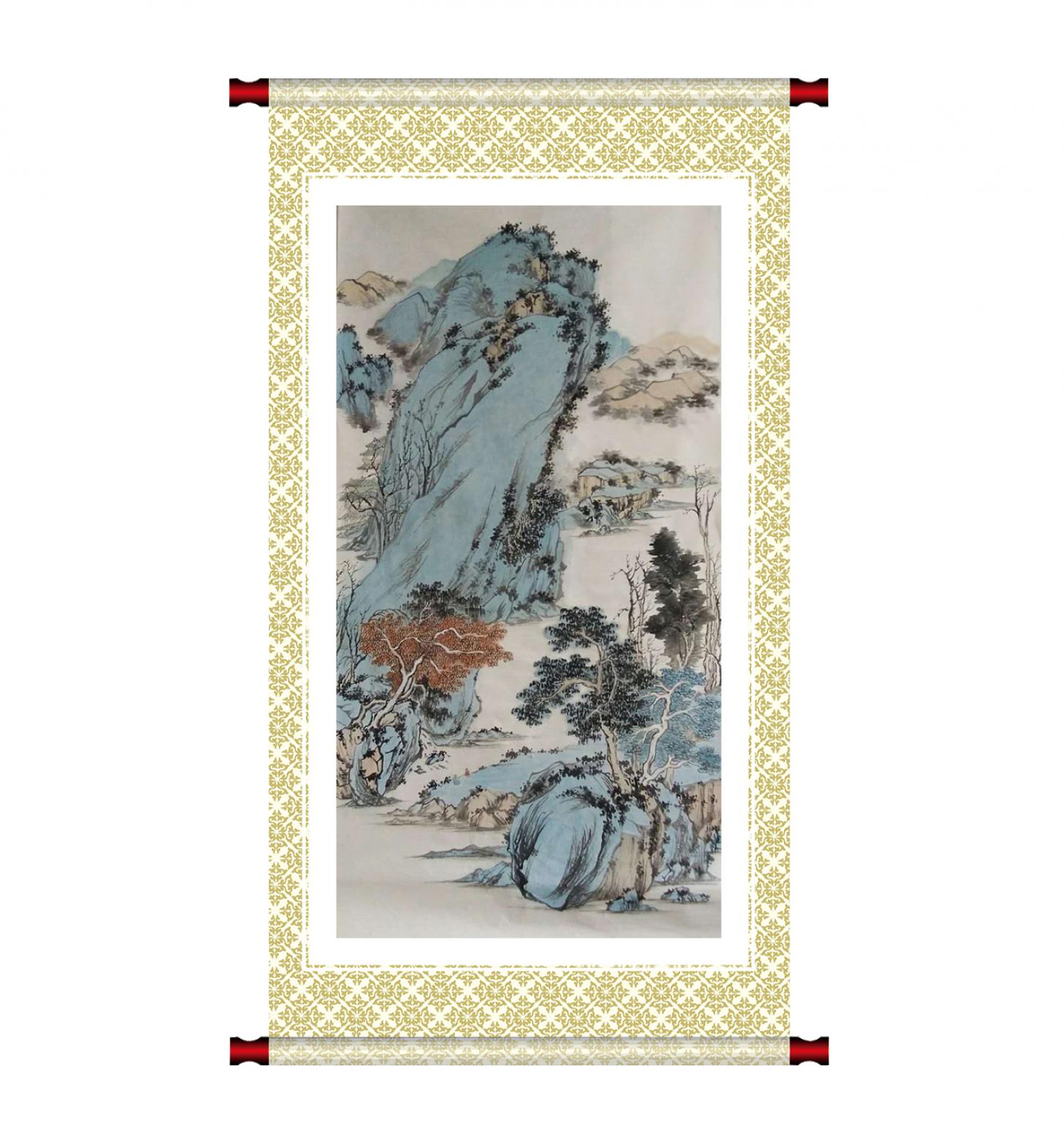 陈亚龙国画作品《【山水4】作者陈亚龙》【图1】