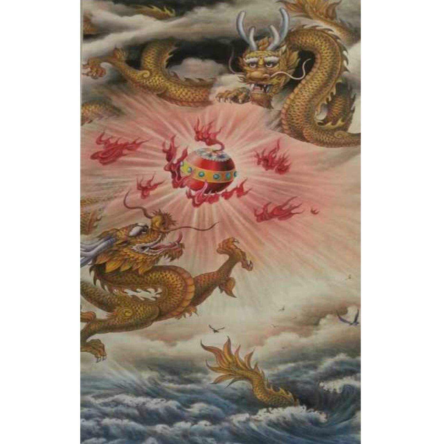 姚天顺国画作品《【 龙4 】作者姚天顺》