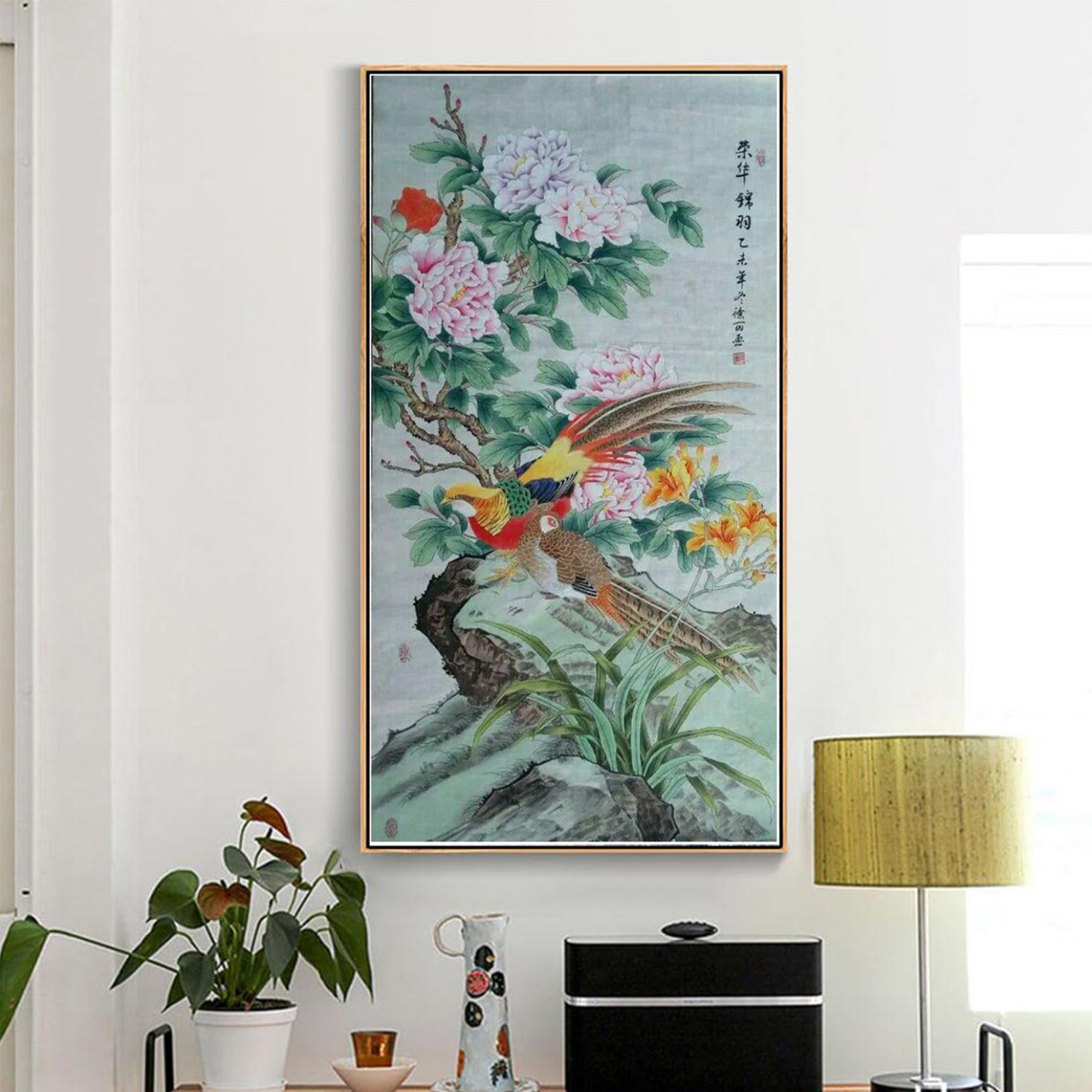 林丽姐国画作品《【荣华锦羽】作者林丽姐》【图3】