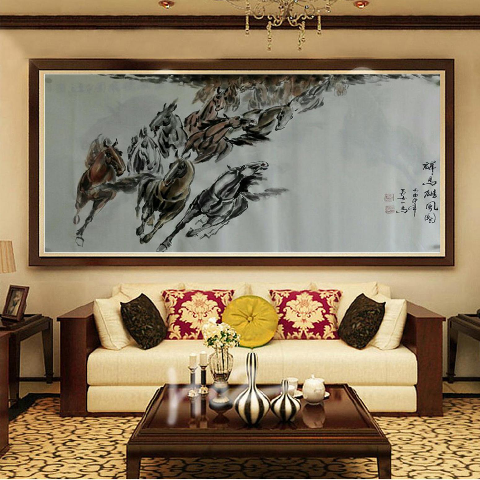 邵西安国画作品《【群马雄风图】作者邵西安》【图3】