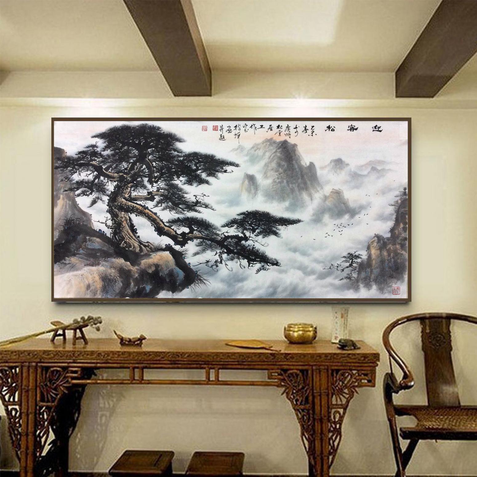 罗树辉国画作品《【万壑摇苍烟】作者罗树辉》【图3】