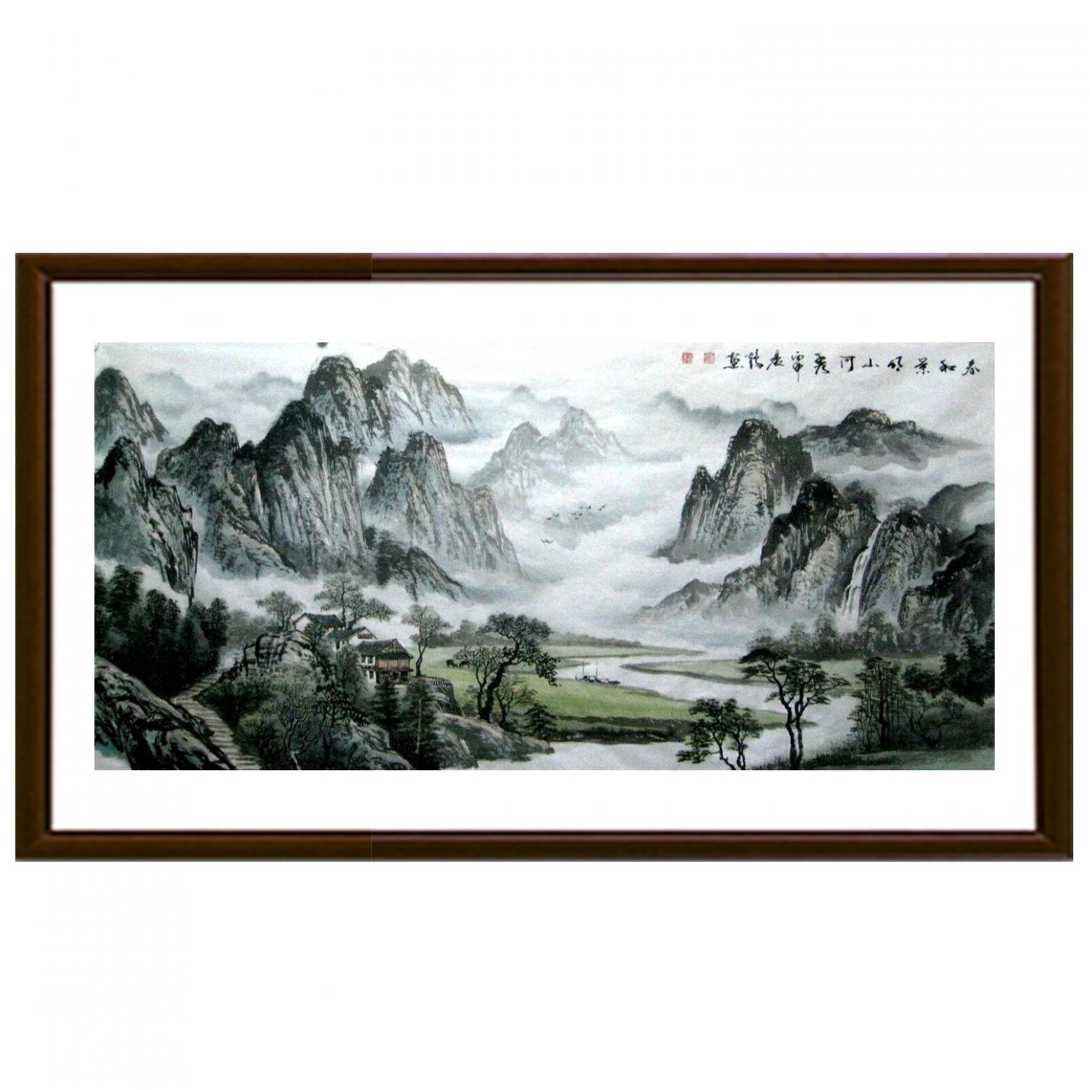 赵振科国画作品《【山水4】作者赵振科》【图2】