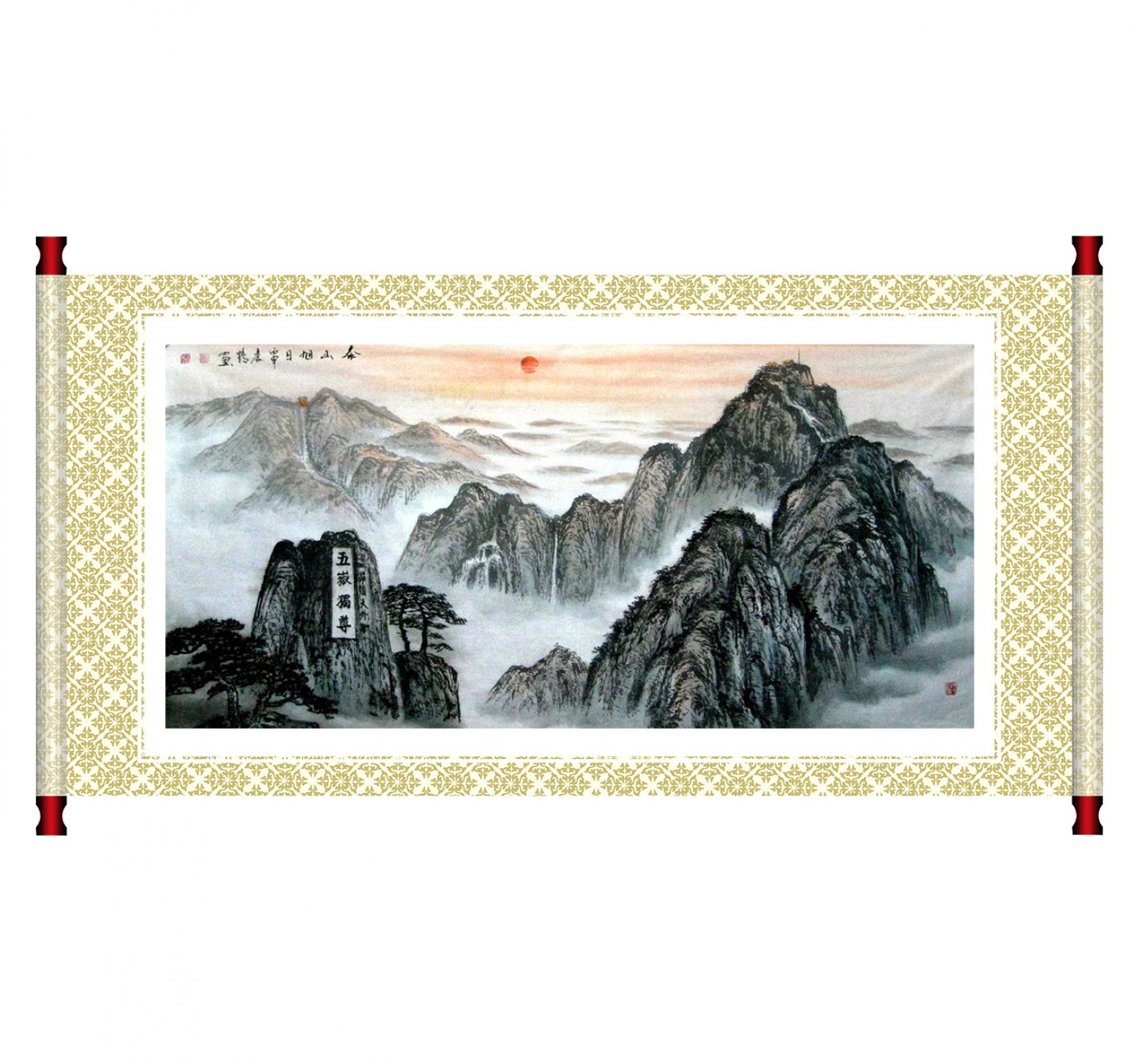 赵振科国画作品《【山水5】作者赵振科》【图1】