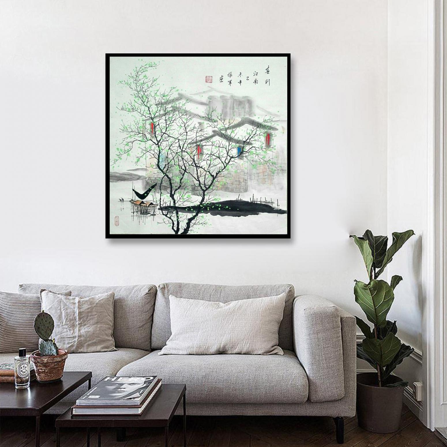 李振军国画作品《【山水9】作者李振军》【图3】