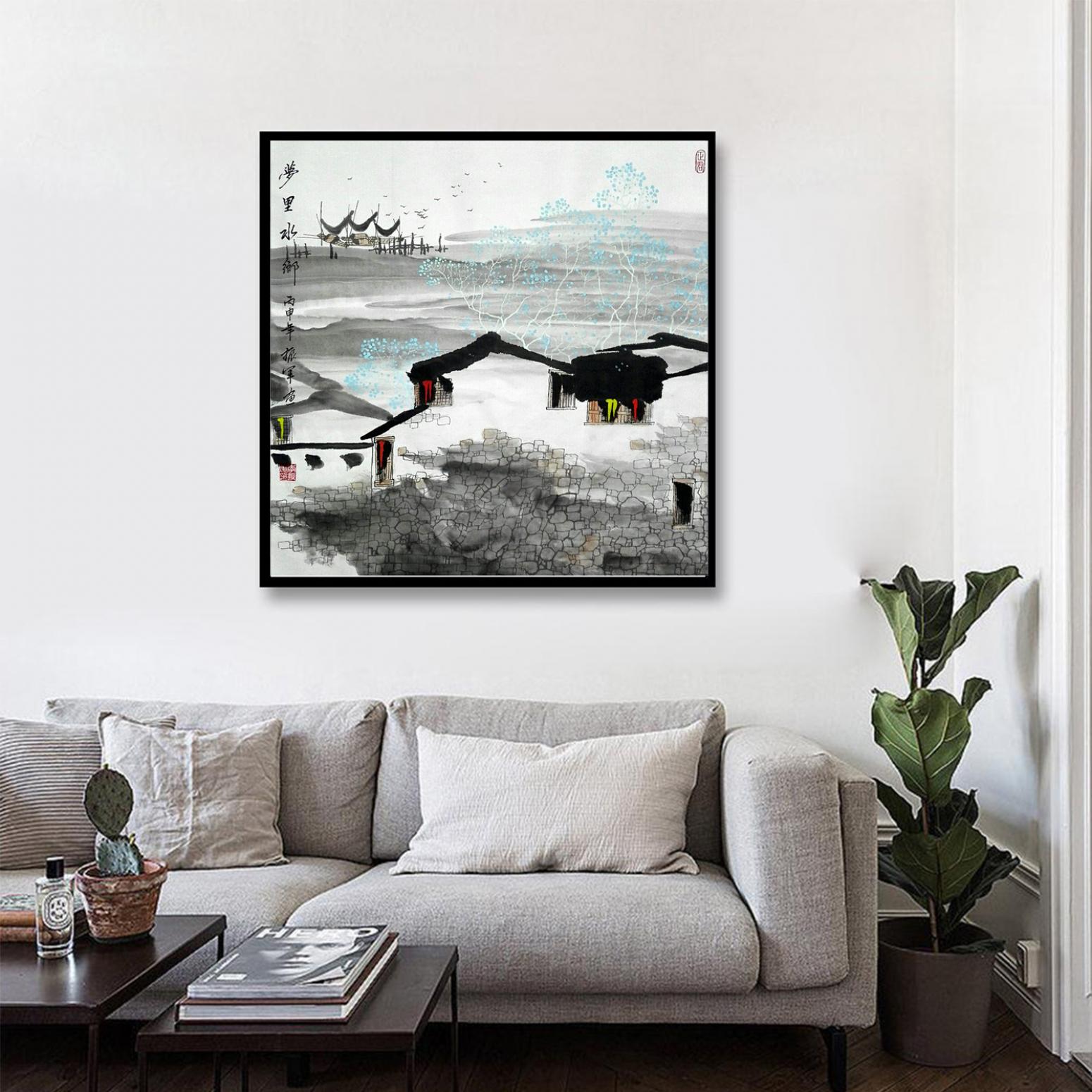 李振军国画作品《【山水14】作者李振军》【图3】